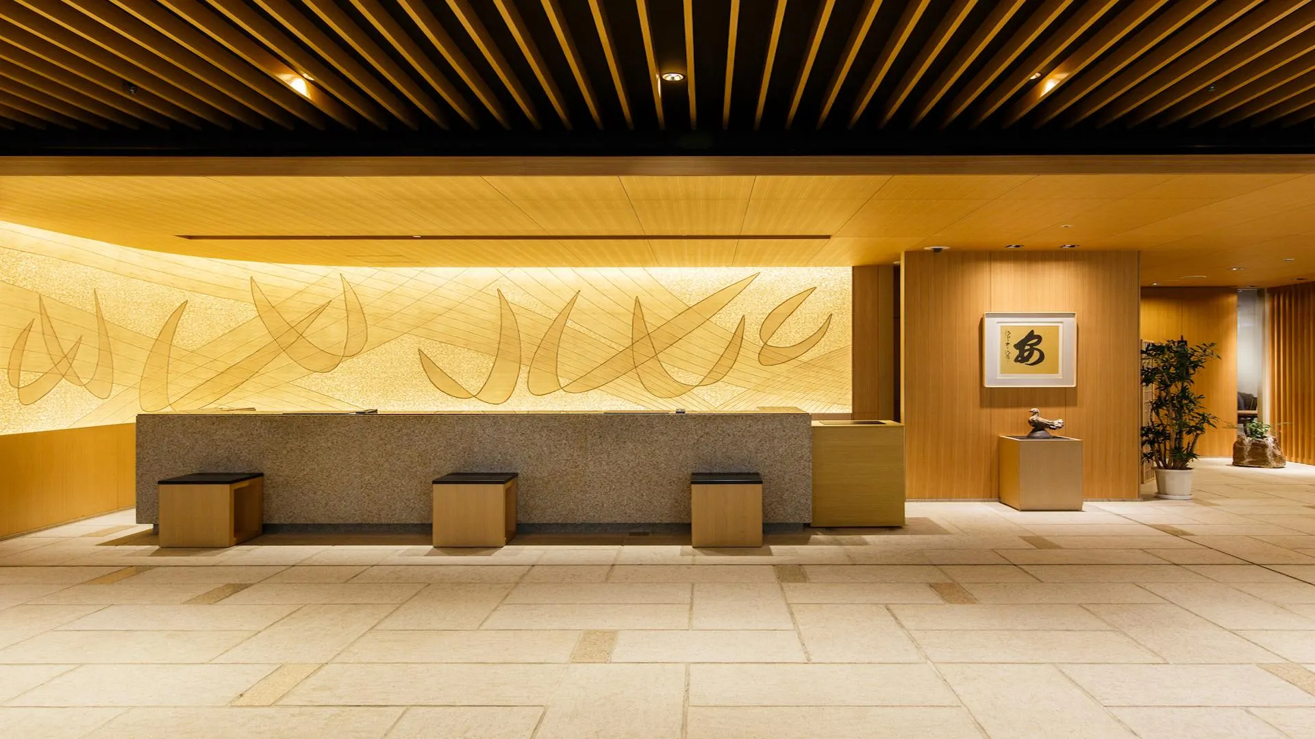 교토 교토 핫스프링 하토야 주이후카쿠 호텔 4성급 호텔 로비