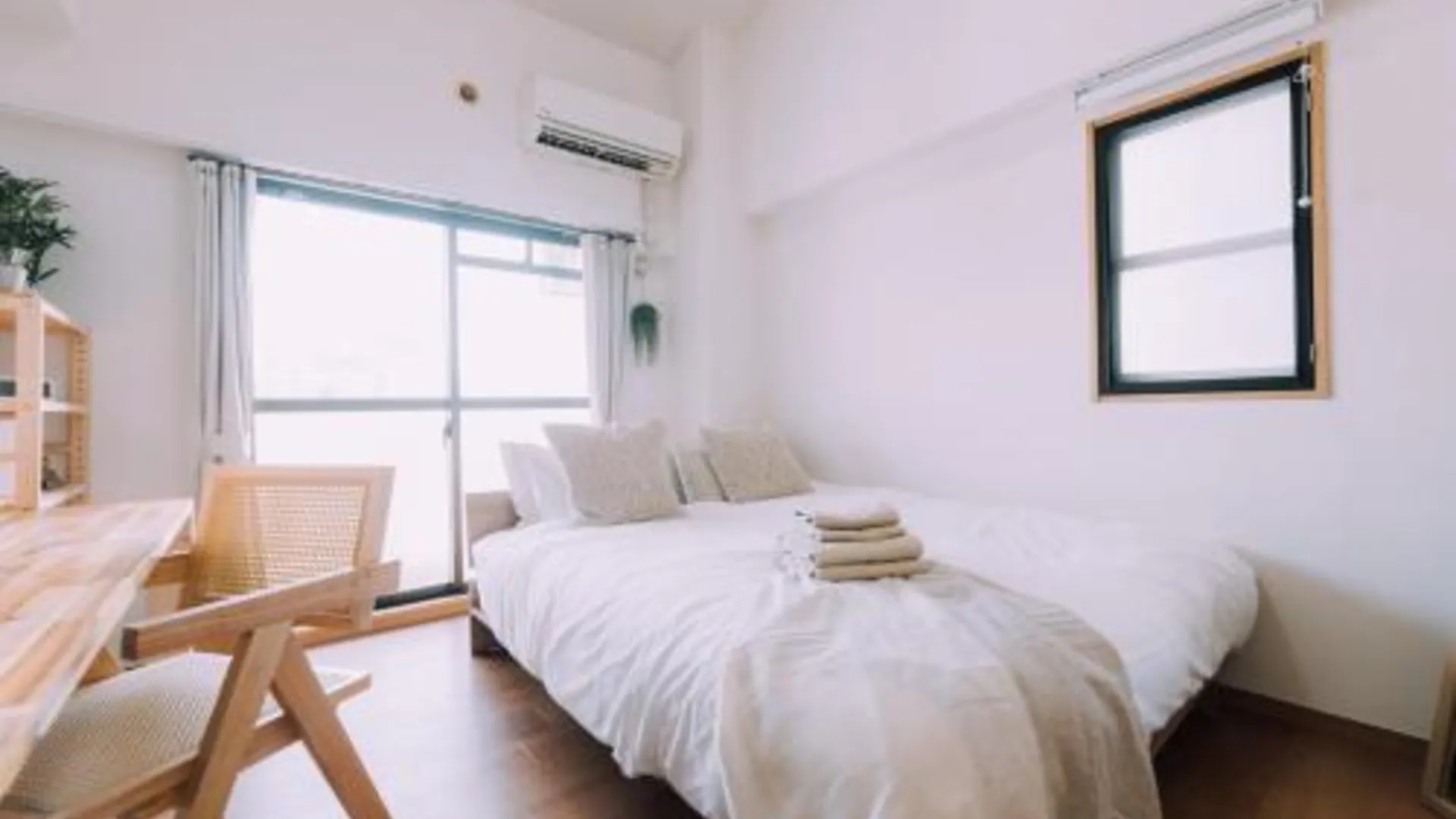 후쿠오카 New! Top 7th floor 702 Japandi loft in Prime Location 4성급 싱글룸 스위트룸