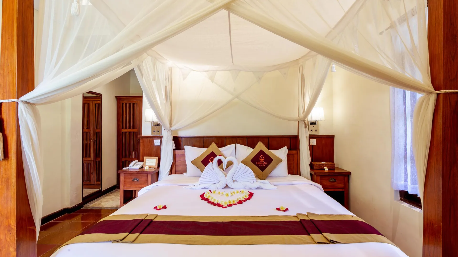 발리 룸벙 사리 우부드 3성급 호텔 전망