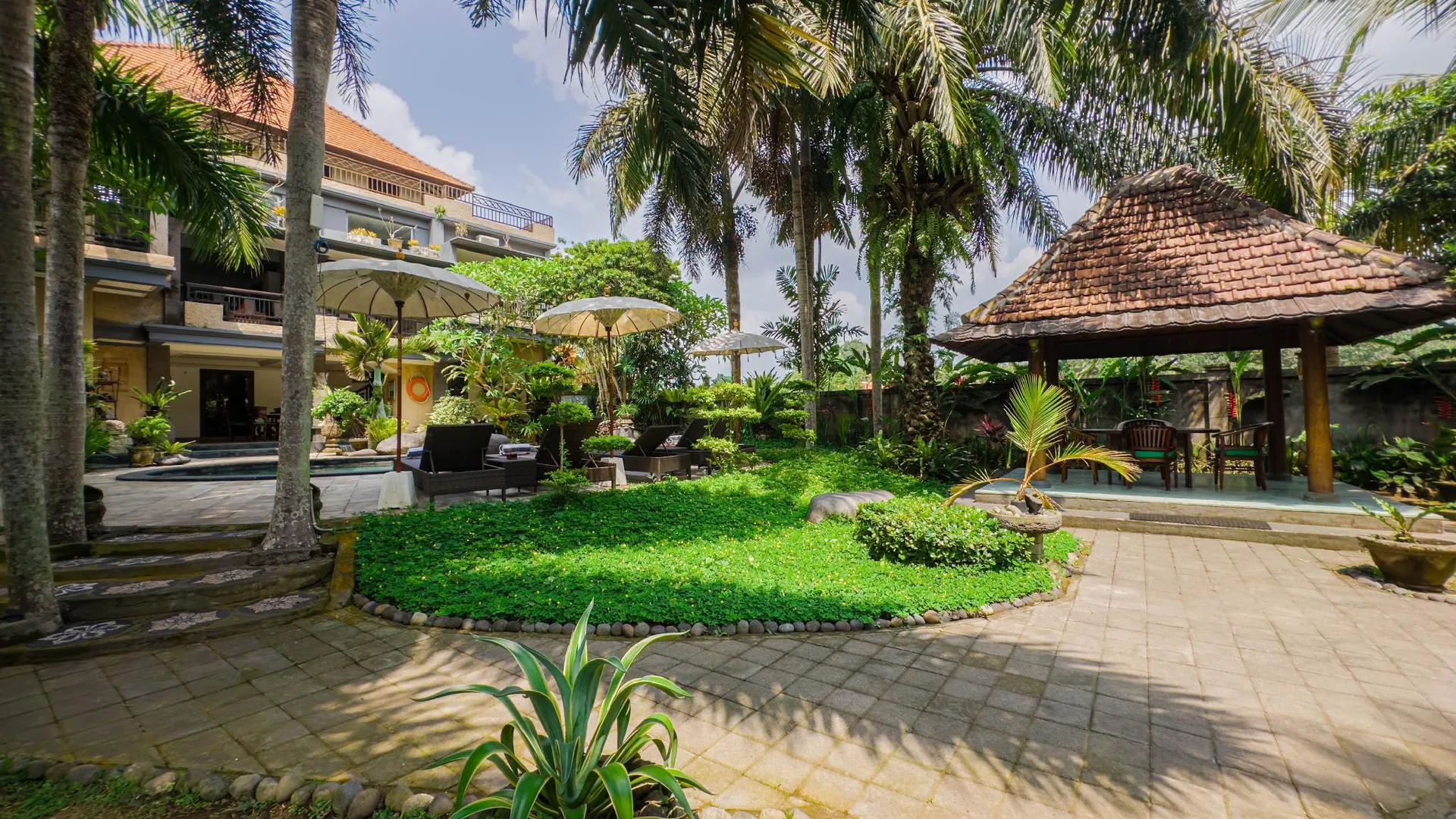 발리 우마 다나 우붓 3성급 호텔 레스토랑