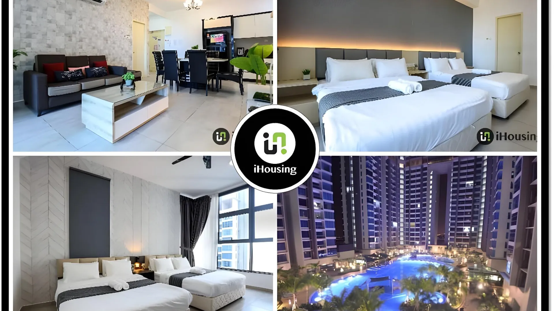 말라카 말라카 시내의 아파트먼트 (858m², 침실 2개, 프라이빗 욕실 2개) 4성급 싱글룸 객실