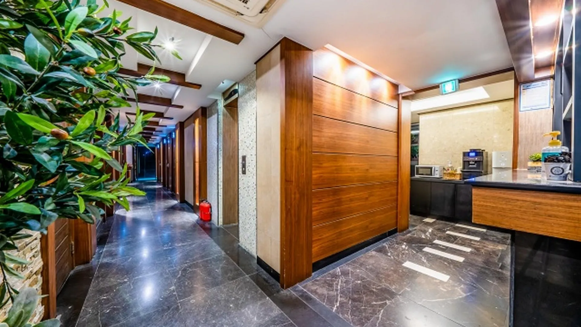 서울 건대 샐몬 3성급 호텔 로비