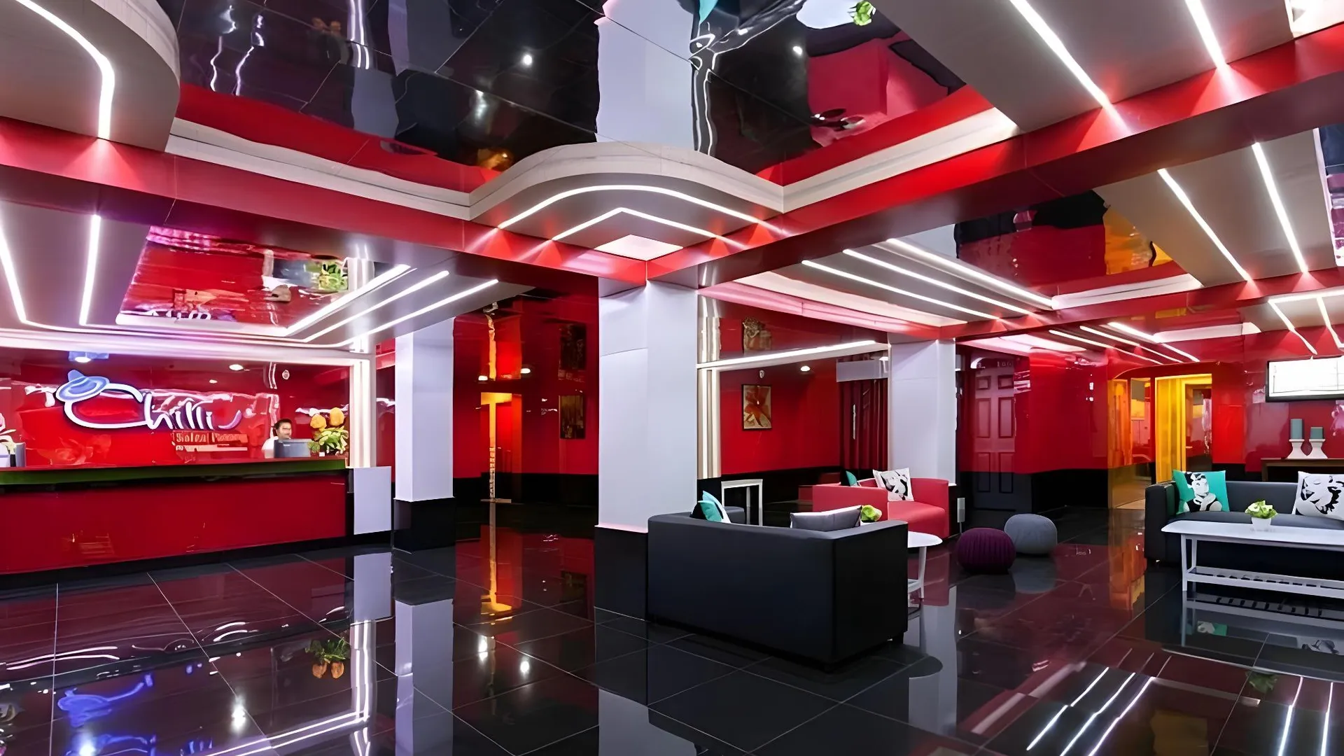 푸켓 Chilli Salza Patong 3성급 호텔 로비