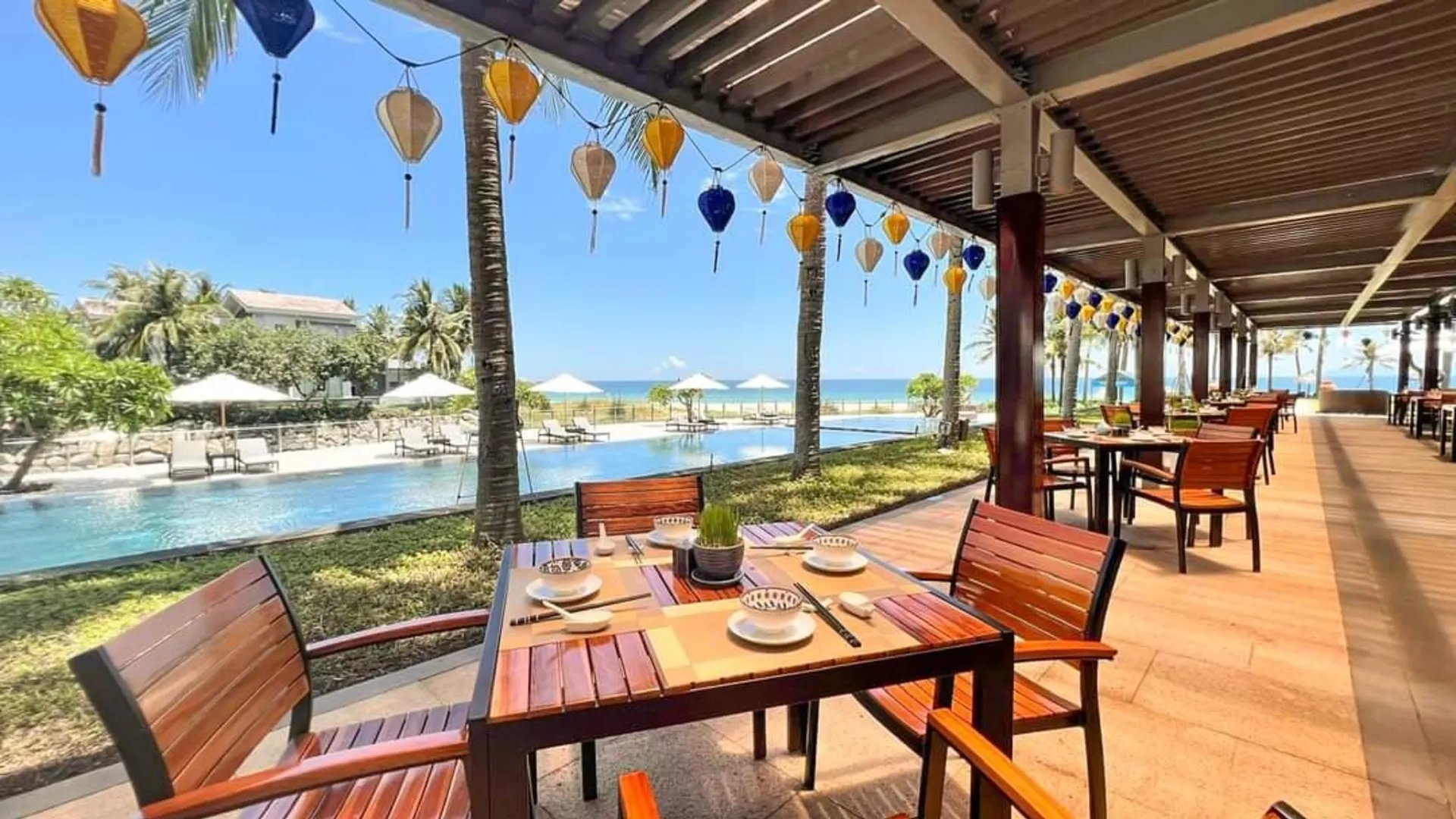 다낭 오션 빌라 리조트 5성급 호텔 전망