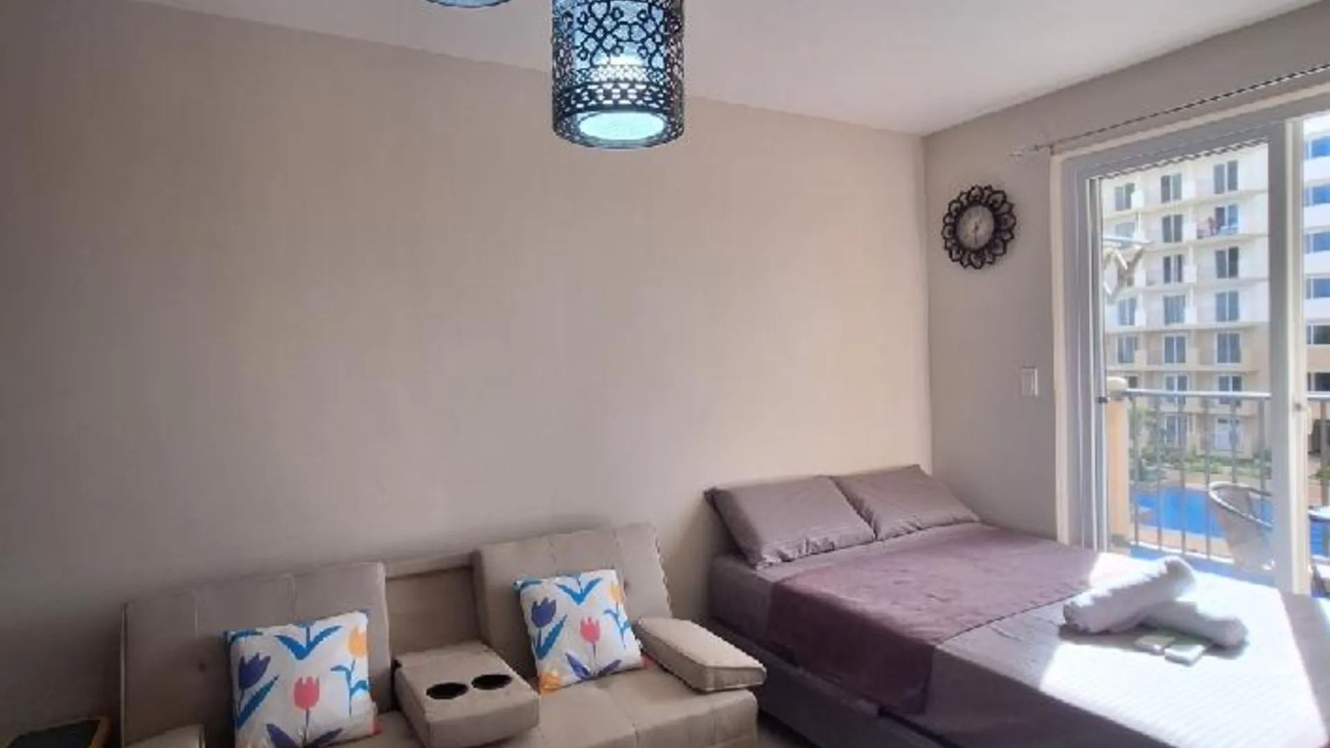 세부 막탄 섬의 아파트먼트 (26m², 침실 1개, 프라이빗 욕실 1개) 3성급 싱글룸 전망