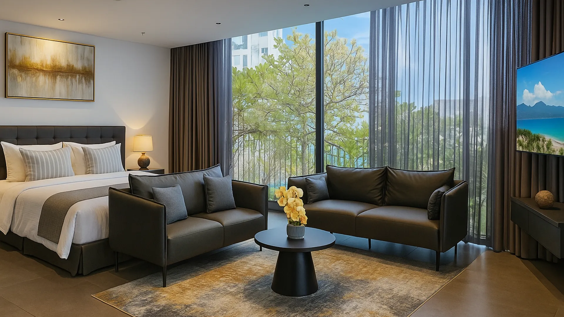 다낭 JBAY 비치프론트 부티크 호텔 4성급 호텔 스위트룸