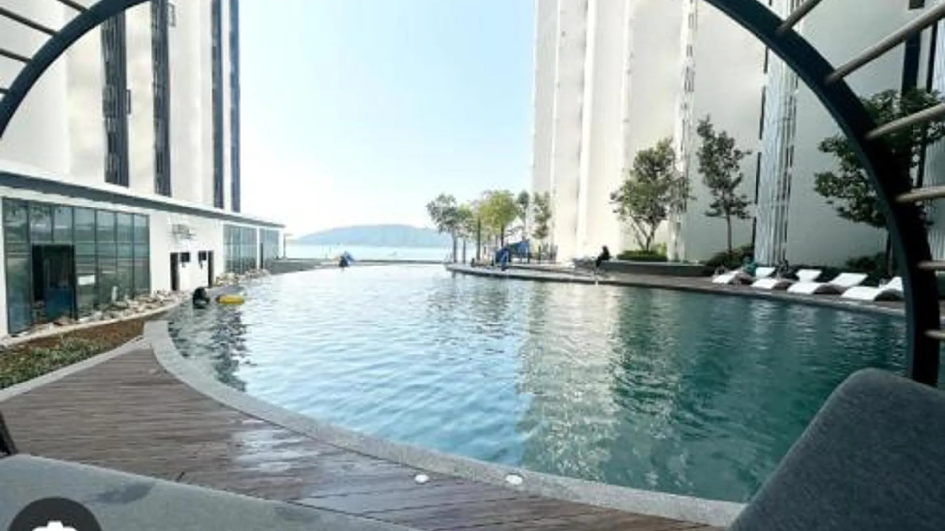 코타키나발루 탄중 아루의 아파트먼트 (46m², 침실 1개, 프라이빗 욕실 1개) 4성급 게스트하우스 로비