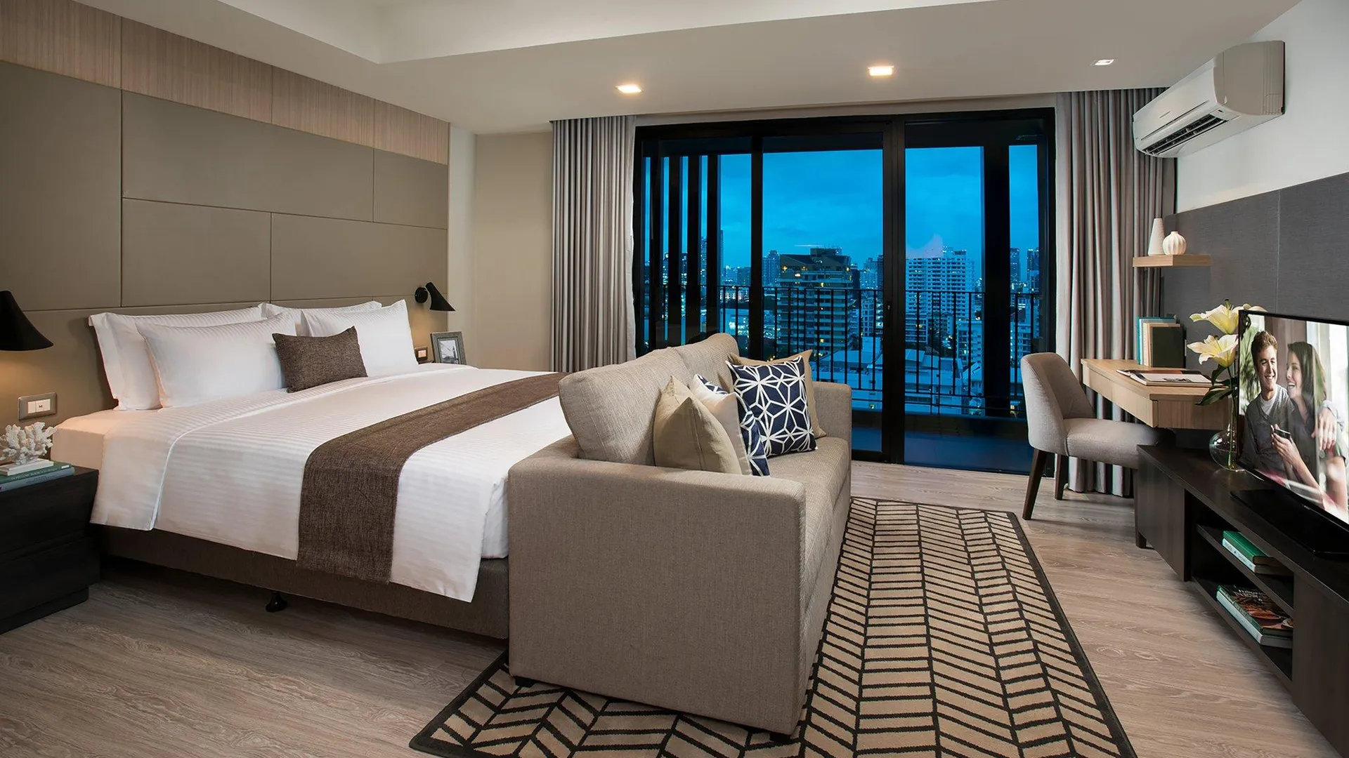 방콕 서머셋 에카마이 방콕 4성급 호텔 스위트룸