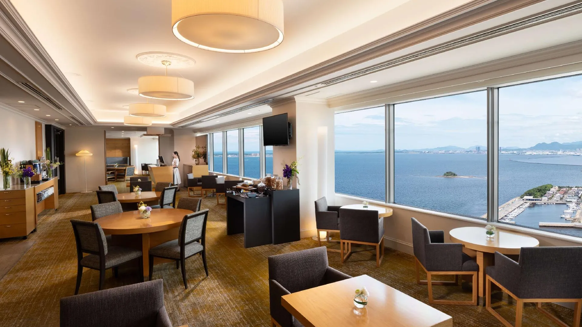 후쿠오카 힐튼 후쿠오카 씨호크 4성급 호텔 객실