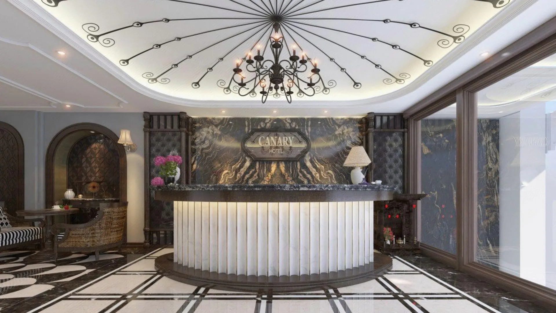 하노이 카나리 하노이 호텔 4성급 호텔 로비