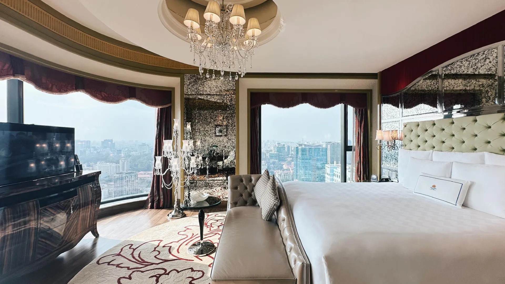 호치민 더 레버리 사이공 5성급 호텔 스위트룸