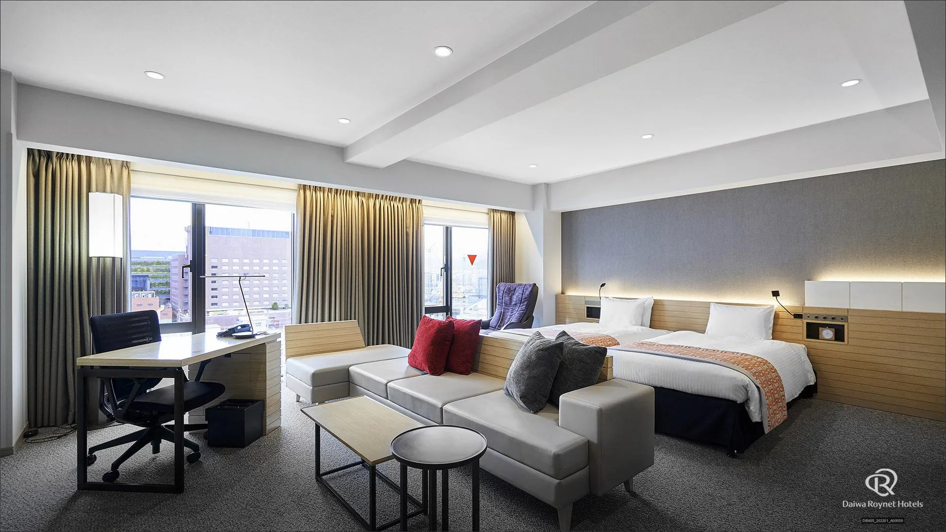 교토 다이와 로이넷 호텔 교토 테라스 하치조히가시구치 프리미어 3성급 호텔 스위트룸