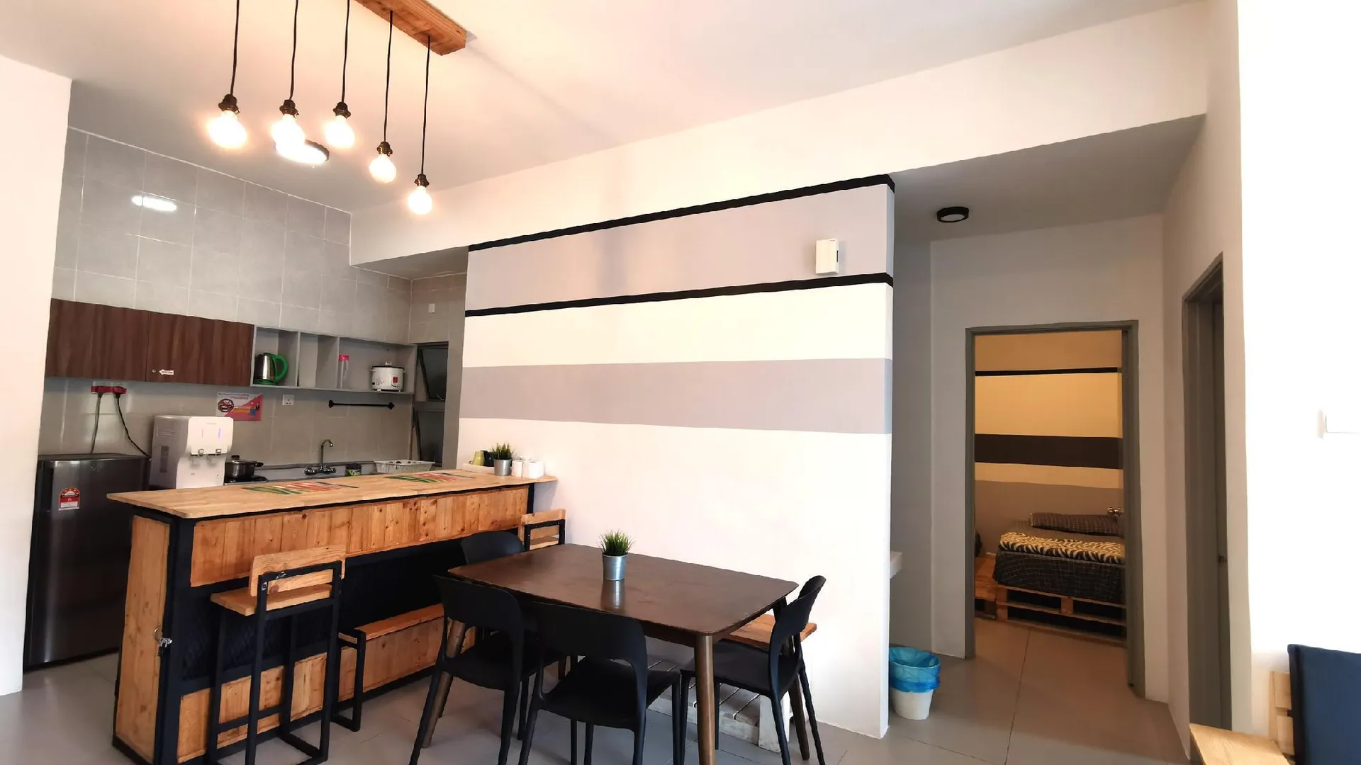 카메론 하일랜즈 브린창의 아파트먼트 (75m², 침실 2개, 프라이빗 욕실 2개) 3성급 싱글룸 레스토랑