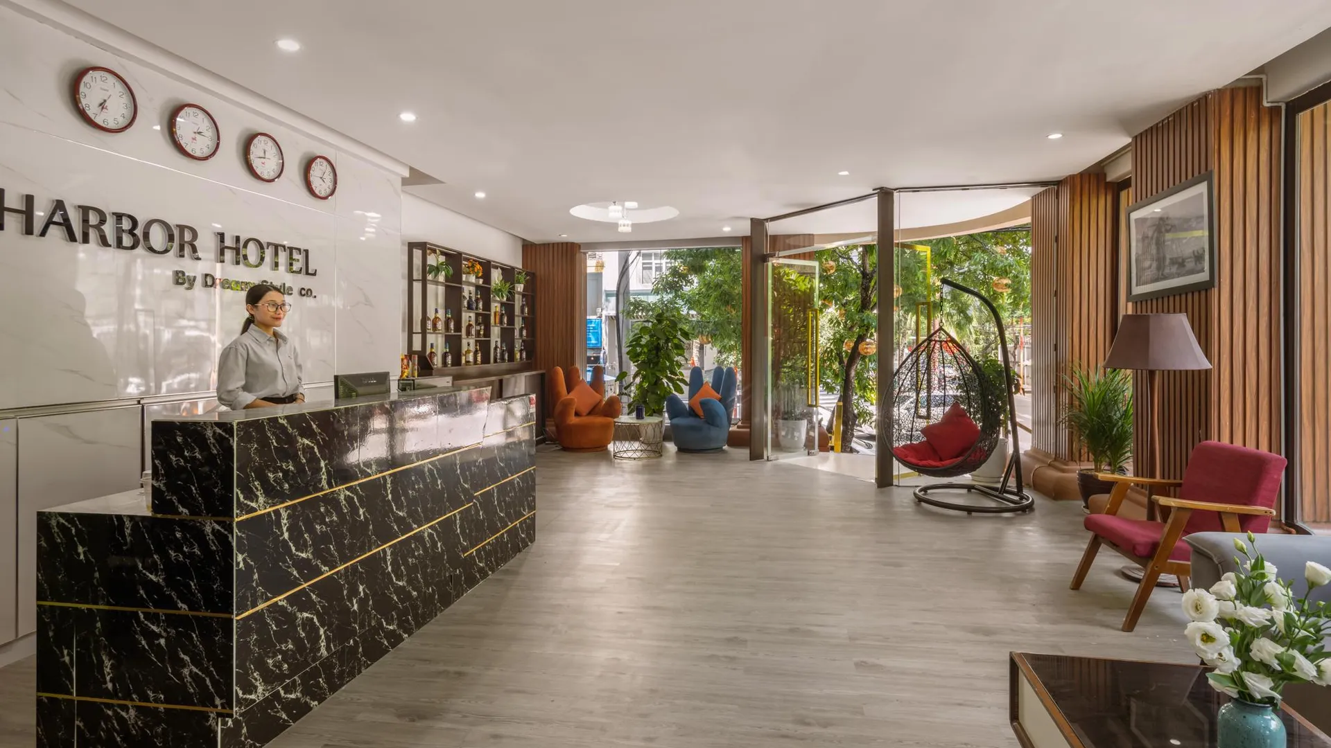 다낭 하버 씨뷰 호텔 다낭 2성급 호텔 로비