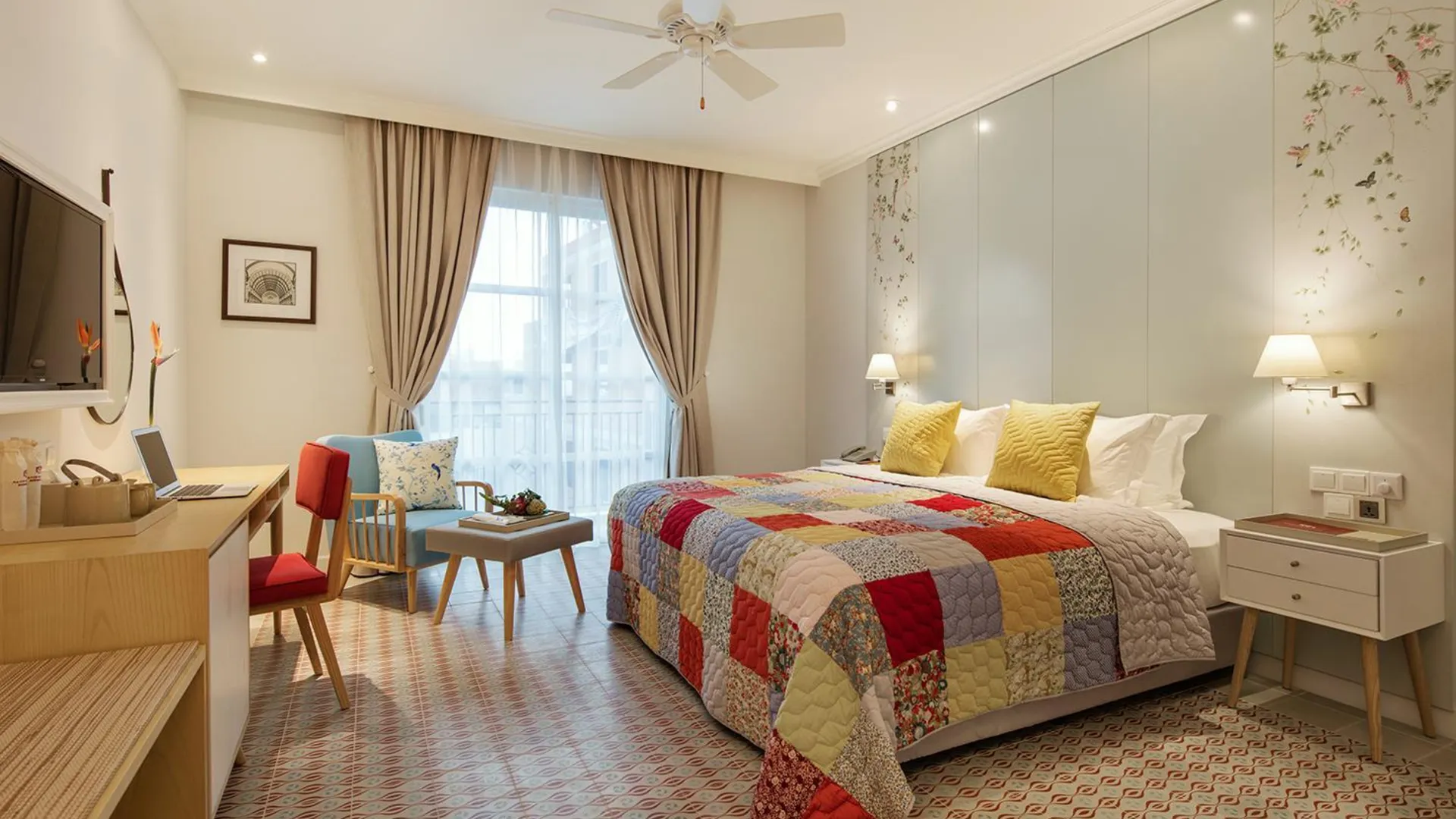 호치민 메종 드 카밀 부티크 호텔 4성급 호텔 스위트룸