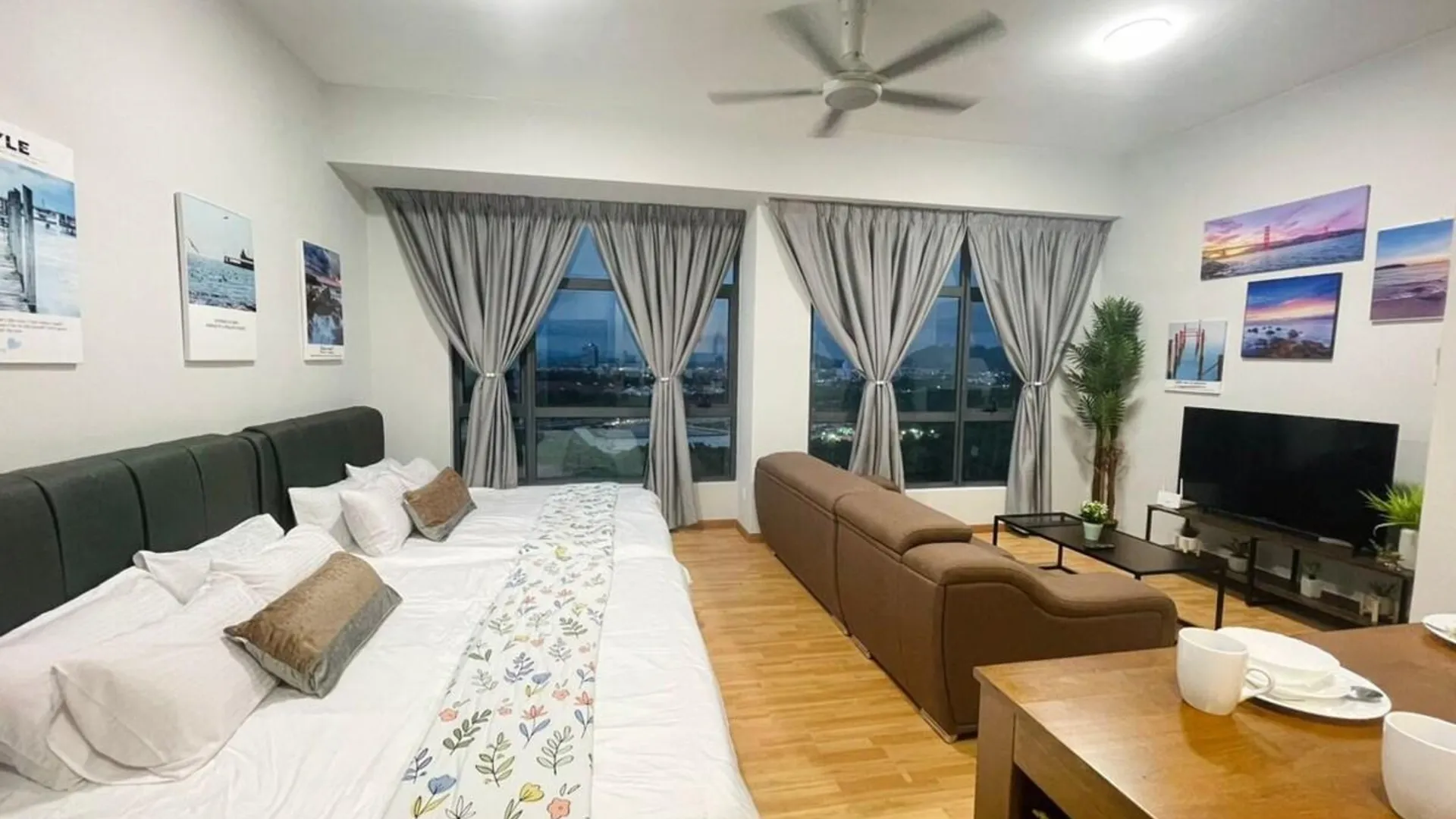 쿠안탄 테루크 쳄페타크의 아파트먼트 (38m², 침실 1개, 프라이빗 욕실 1개) 3성급 싱글룸 스위트룸