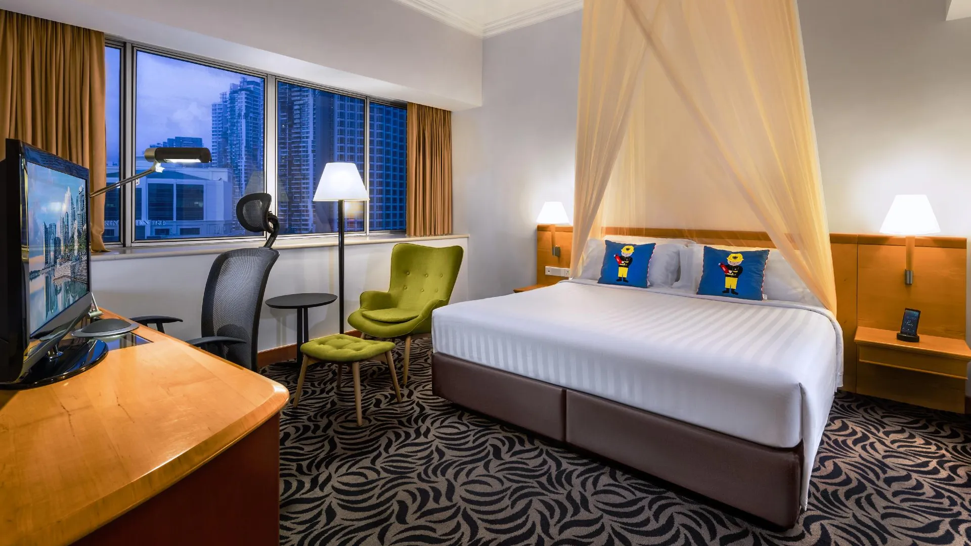 싱가포르 푸라마 리버프런트 4성급 호텔 전망