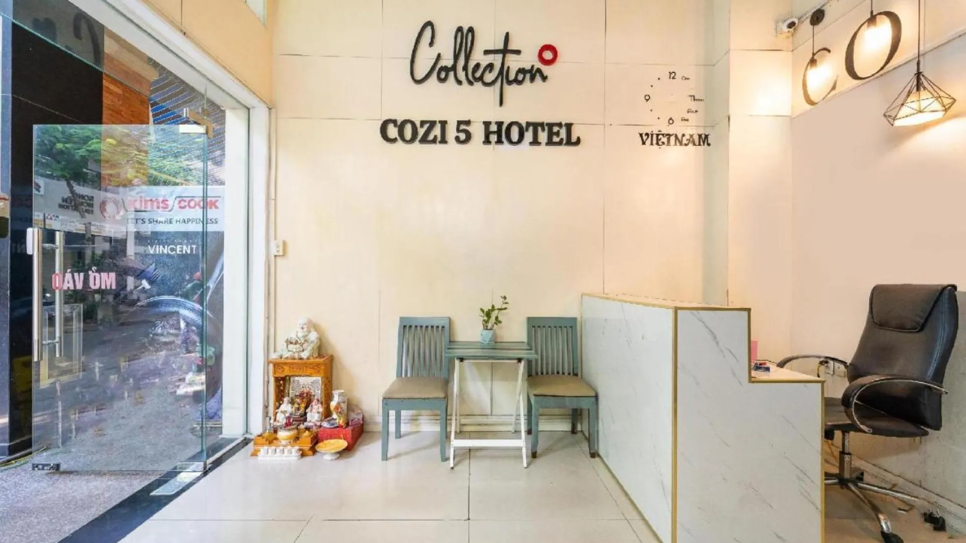 호치민 단센터 오 코지 5 호텔 SECC 근처 3성급 호텔 레스토랑