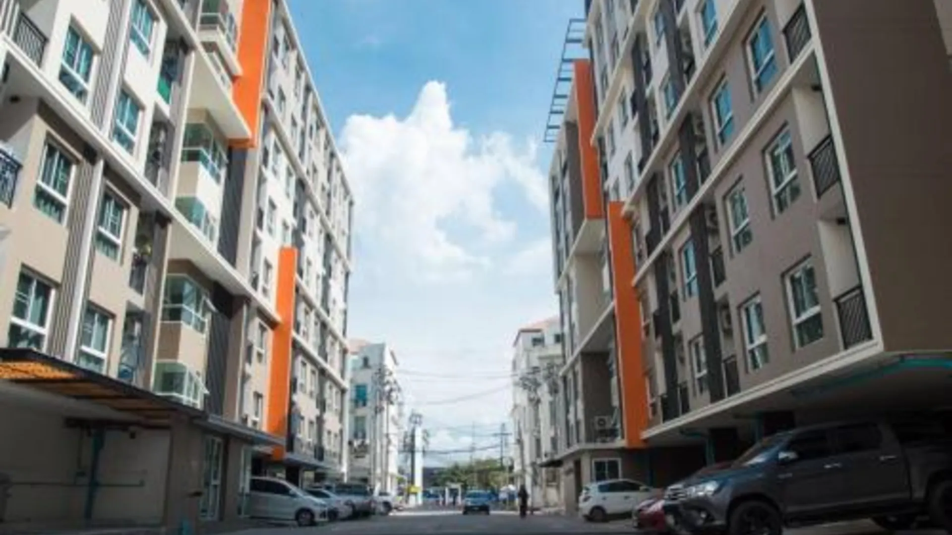 방콕 더 로지 @ 민 레지던스 3성급 호텔 전망