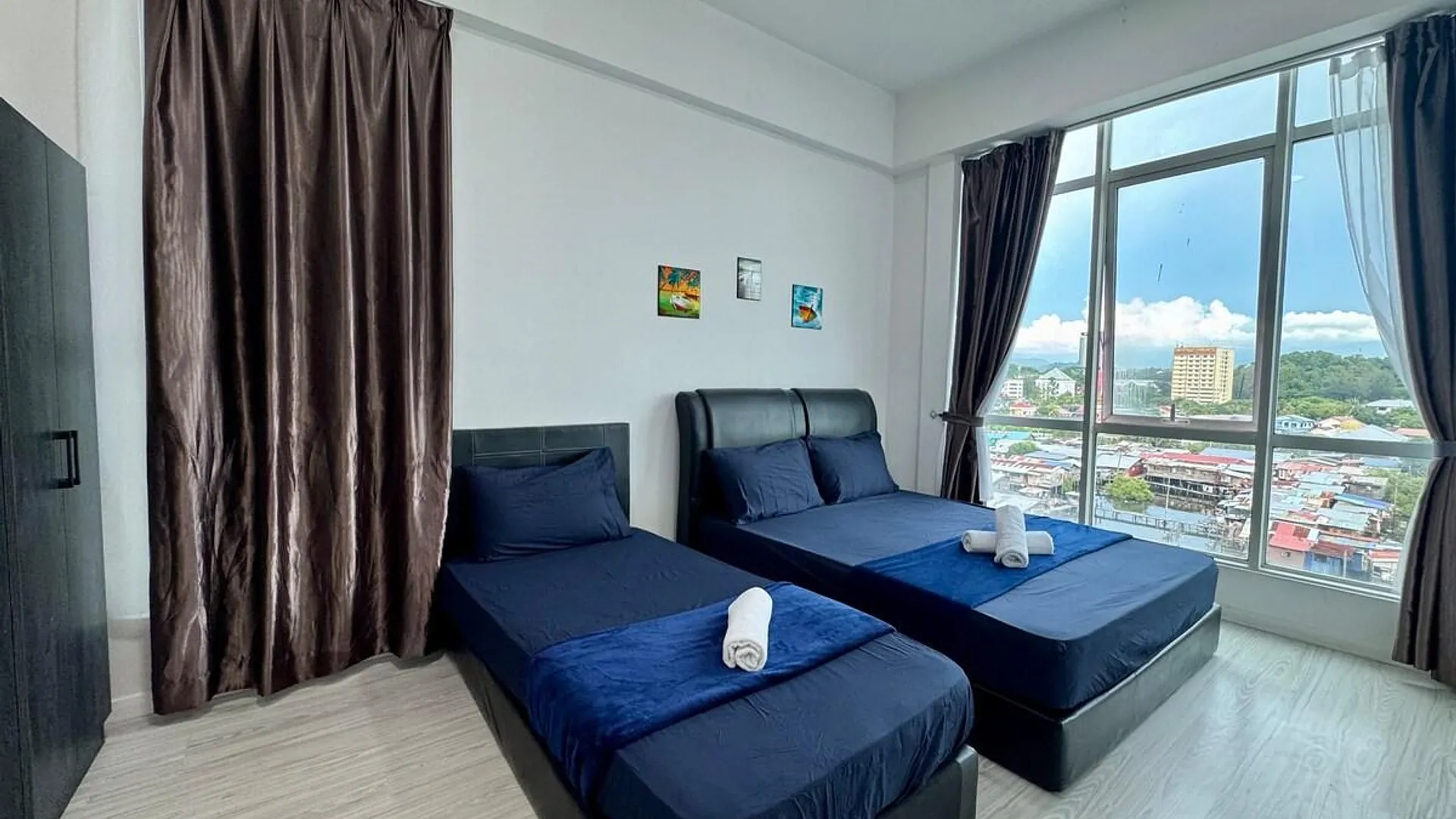 코타키나발루 시티 센터의 프라이빗 하우스 (68m², 침실 2개, 프라이빗 욕실 1개) 4성급 싱글룸 스위트룸