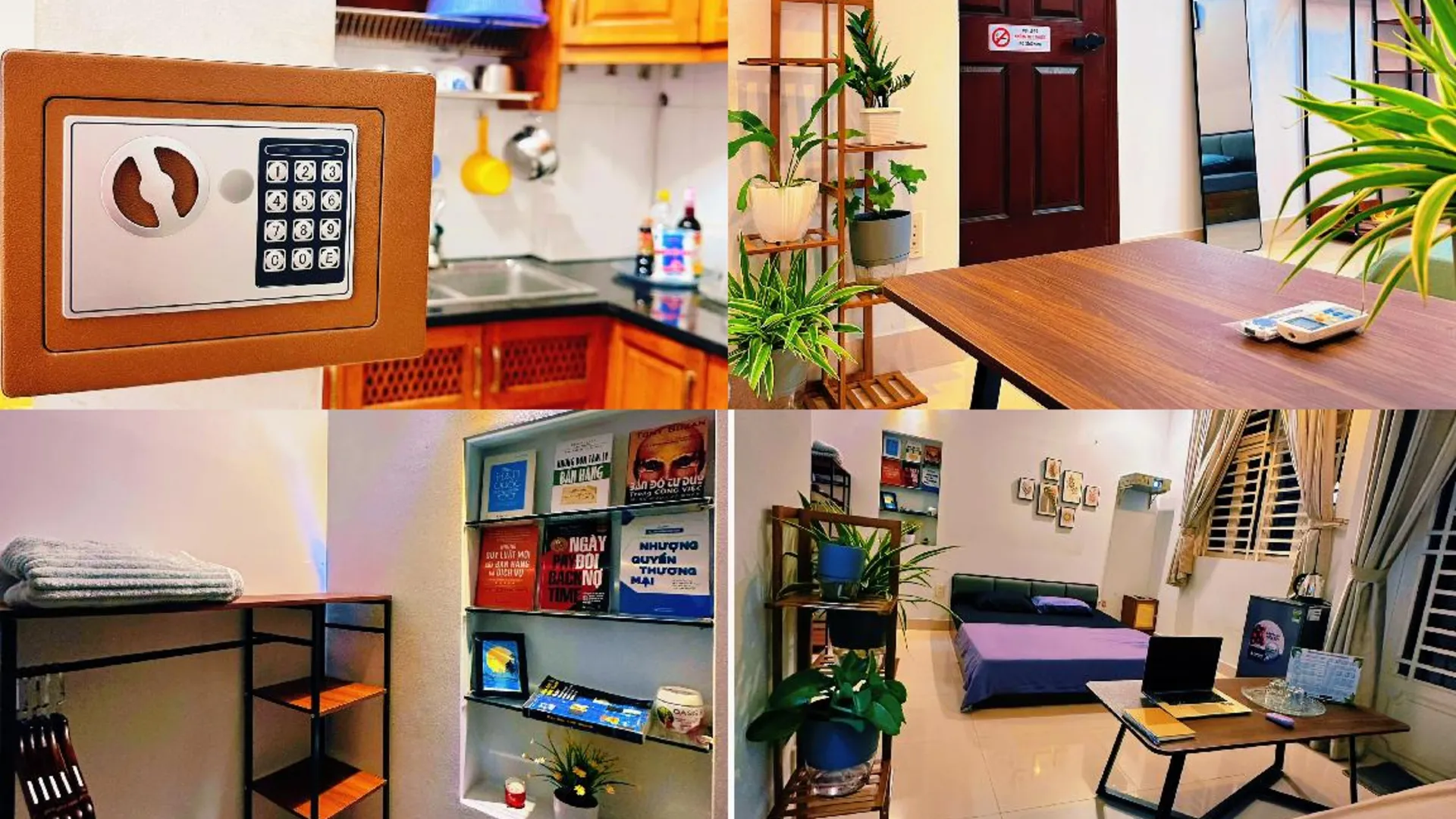 호치민 젬스 하우스 2– 디럭스 아파트먼트, 발코니 앤 키친 3성급 게스트하우스 객실