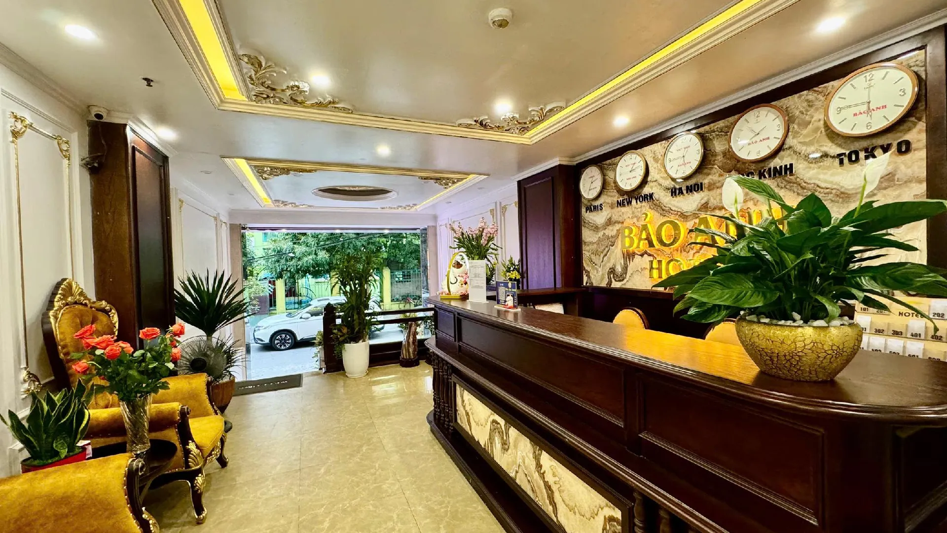 하노이 바오안 호텔 3성급 호텔 로비
