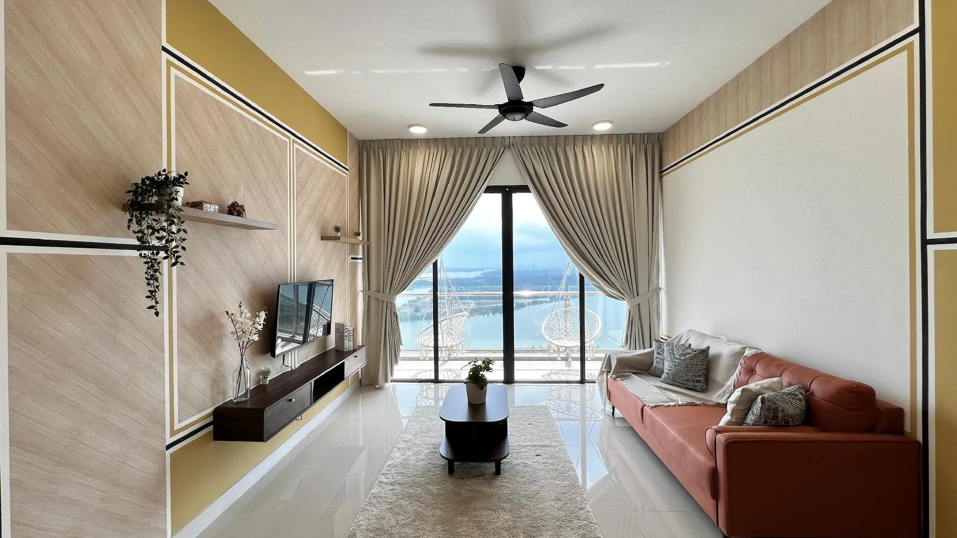 조호바루 / 조호르바루 당가베이의 프라이빗 하우스 (100m², 침실 2개, 프라이빗 욕실 2개) 3성급 게스트하우스 로비