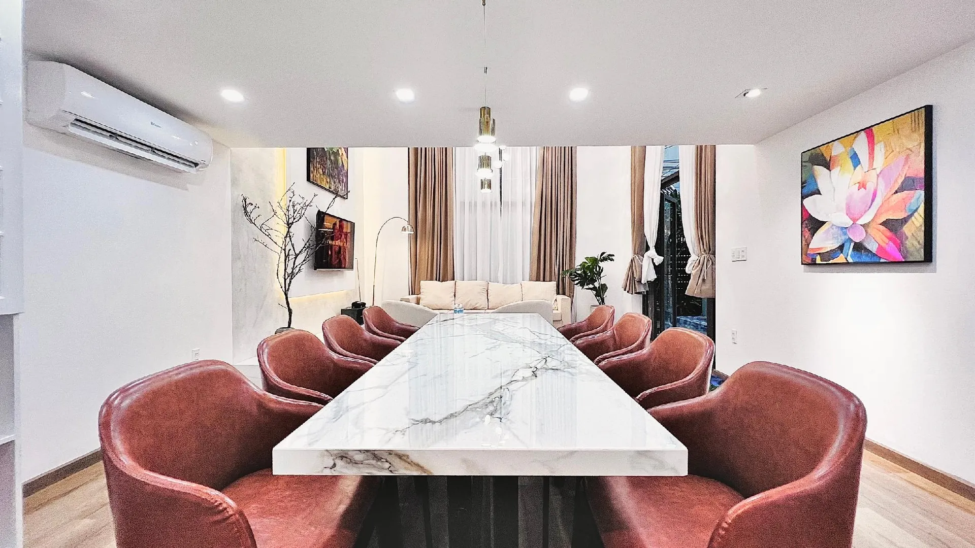 다낭 프억 미의 빌라 (200m², 침실 6개, 프라이빗 욕실 8개) 3성급 싱글룸 수영장