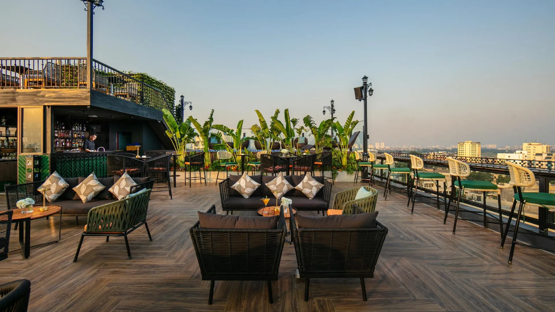 하노이 메이 드 빌 코너 호텔 5성급 호텔 수영장