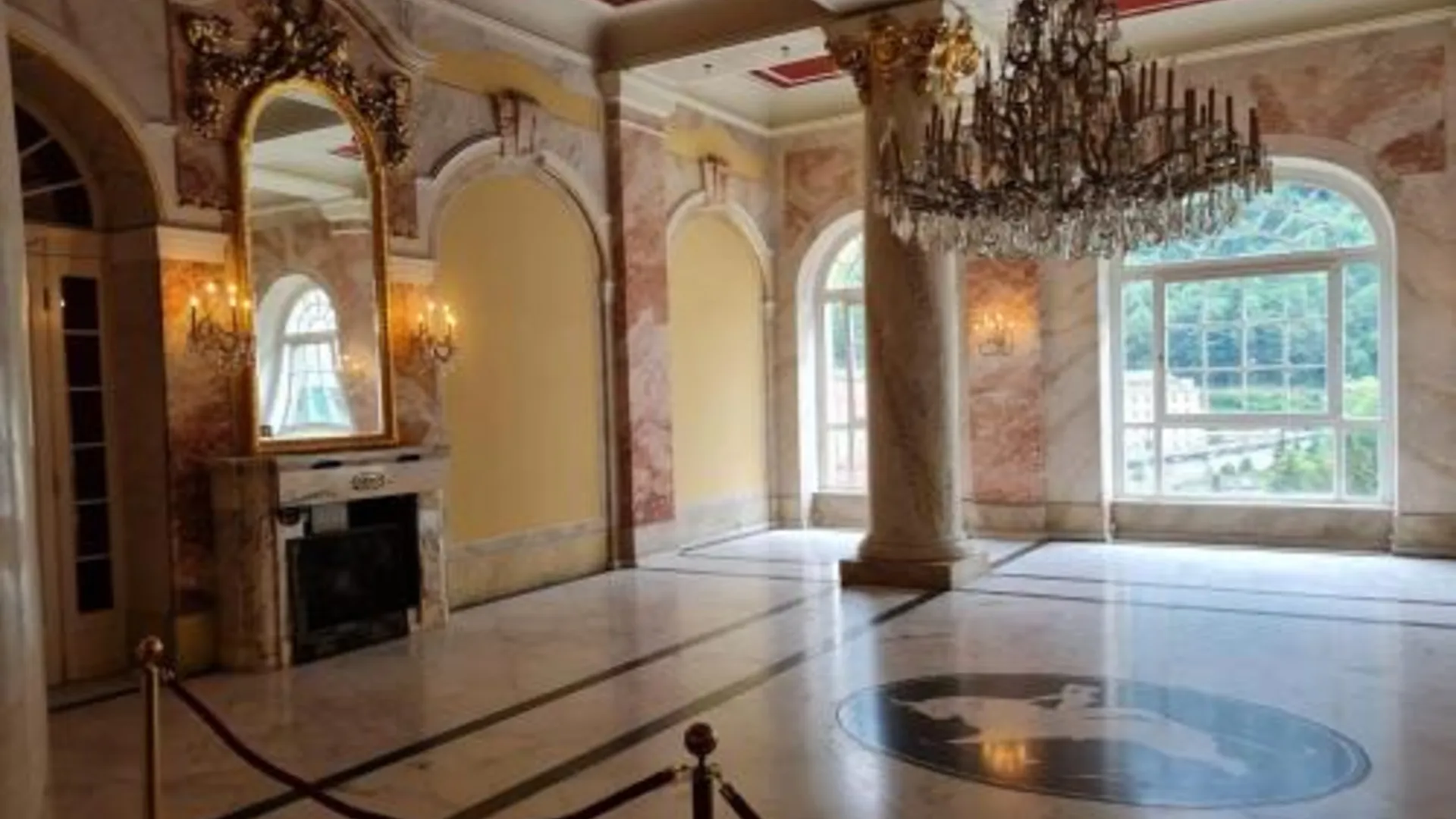 바트 가슈타인 Privatzimmer im ehemaligen Grand Hotel de l Europe 4성급 게스트하우스 로비