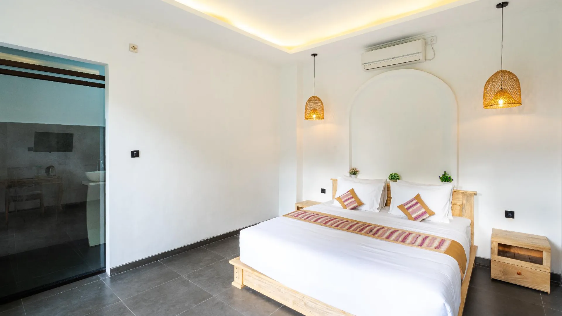 발리 마하야나 빌라 타나롯 3성급 호텔 객실