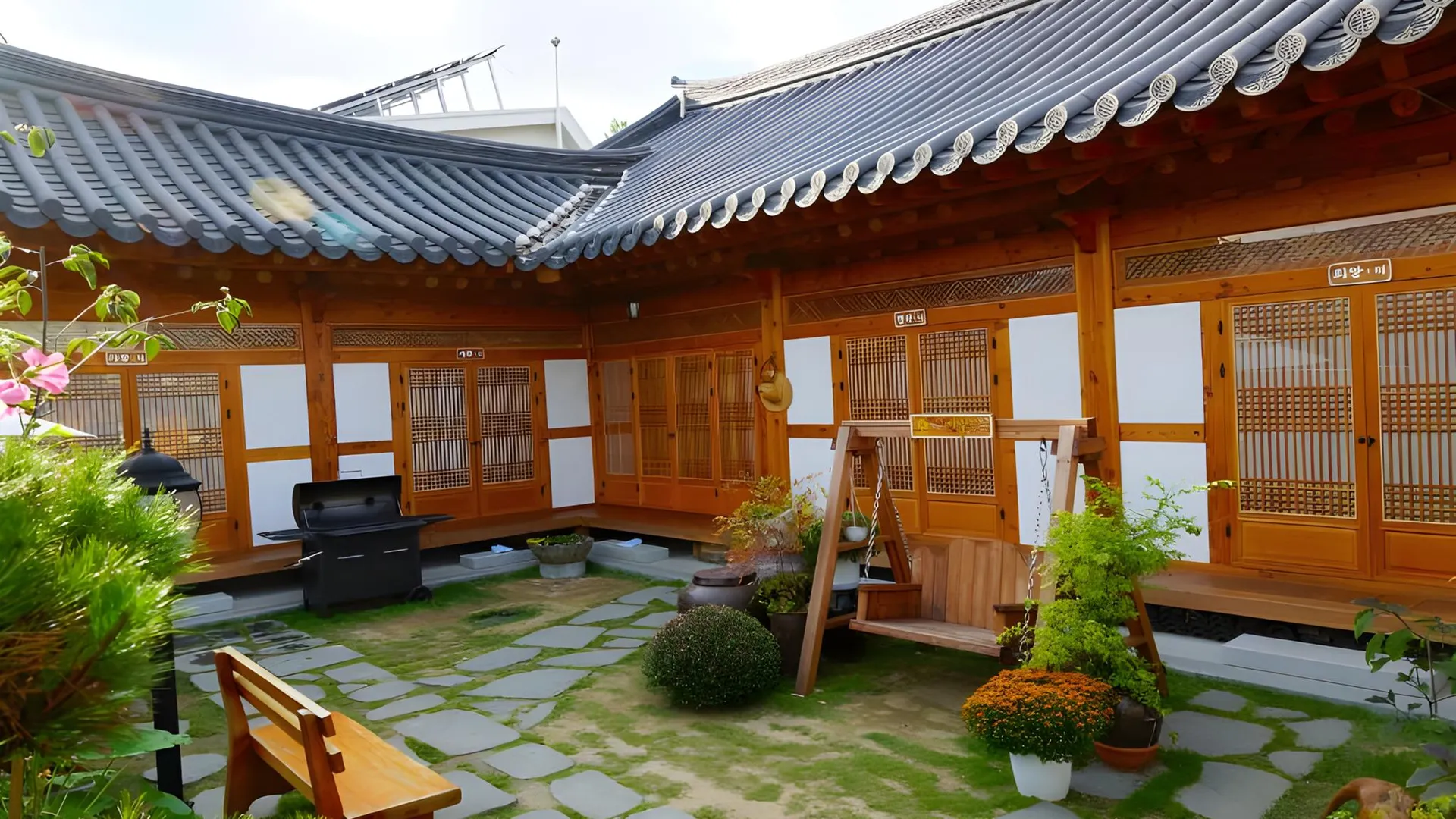 전주 전주 한옥 마을 숙박 더머뭄 4성급 게스트하우스 전망