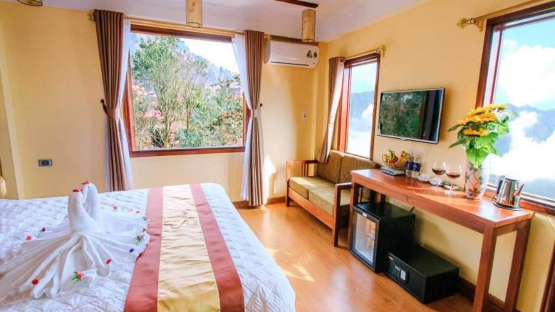 사파 사파 시내의 아파트먼트 (350m², 침실 8개, 프라이빗 욕실 8개) 4성급 게스트하우스 객실