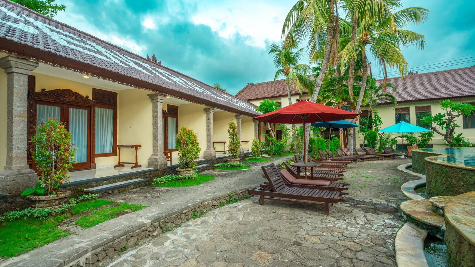 발리 더 센트럴 로비나 3성급 호텔 로비