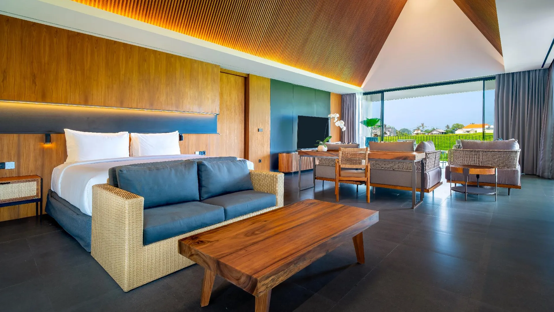 발리 더 라인 창구 4성급 호텔 외관