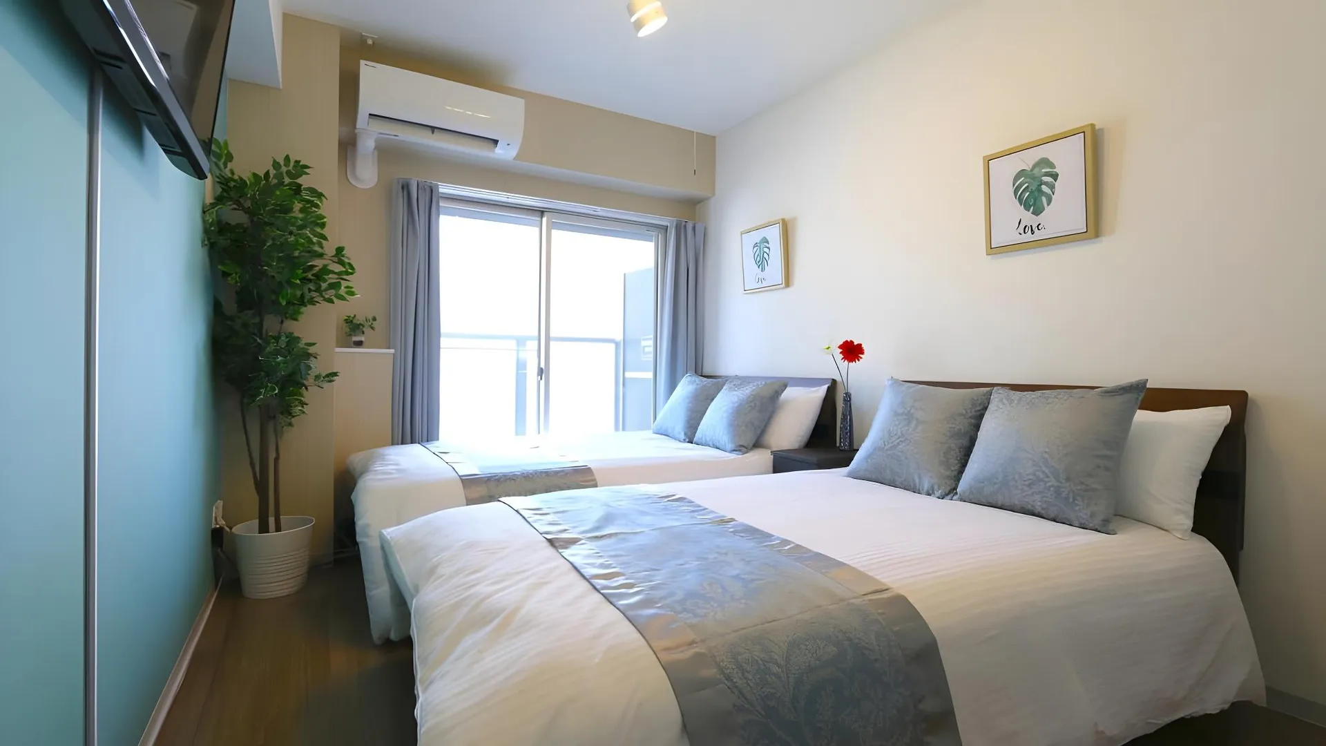 오사카 신사이바시의  (25m², 침실 1개, 프라이빗 욕실 1개) 4성급 호텔 객실