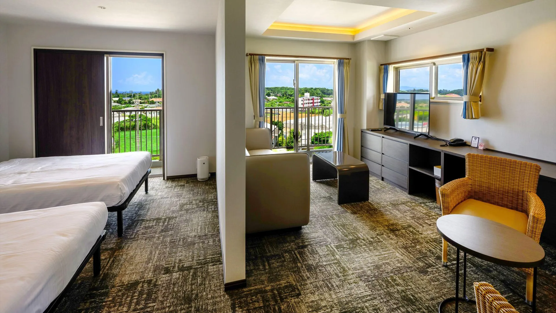 오키나와 본섬 릿 호텔 나키진 2성급 호텔 전망