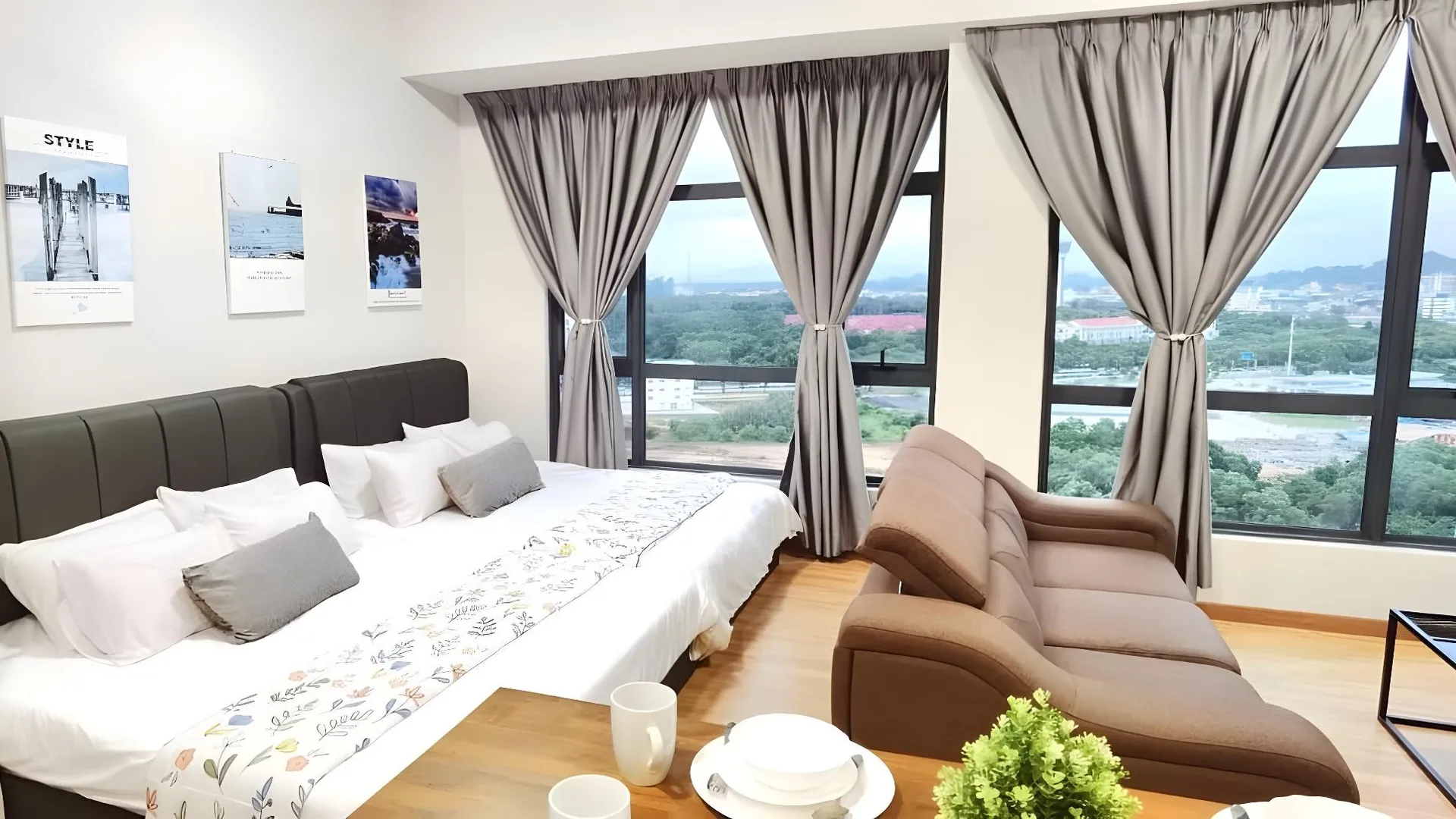 쿠안탄 테루크 쳄페타크의 아파트먼트 (38m², 침실 1개, 프라이빗 욕실 1개) 3성급 싱글룸 객실