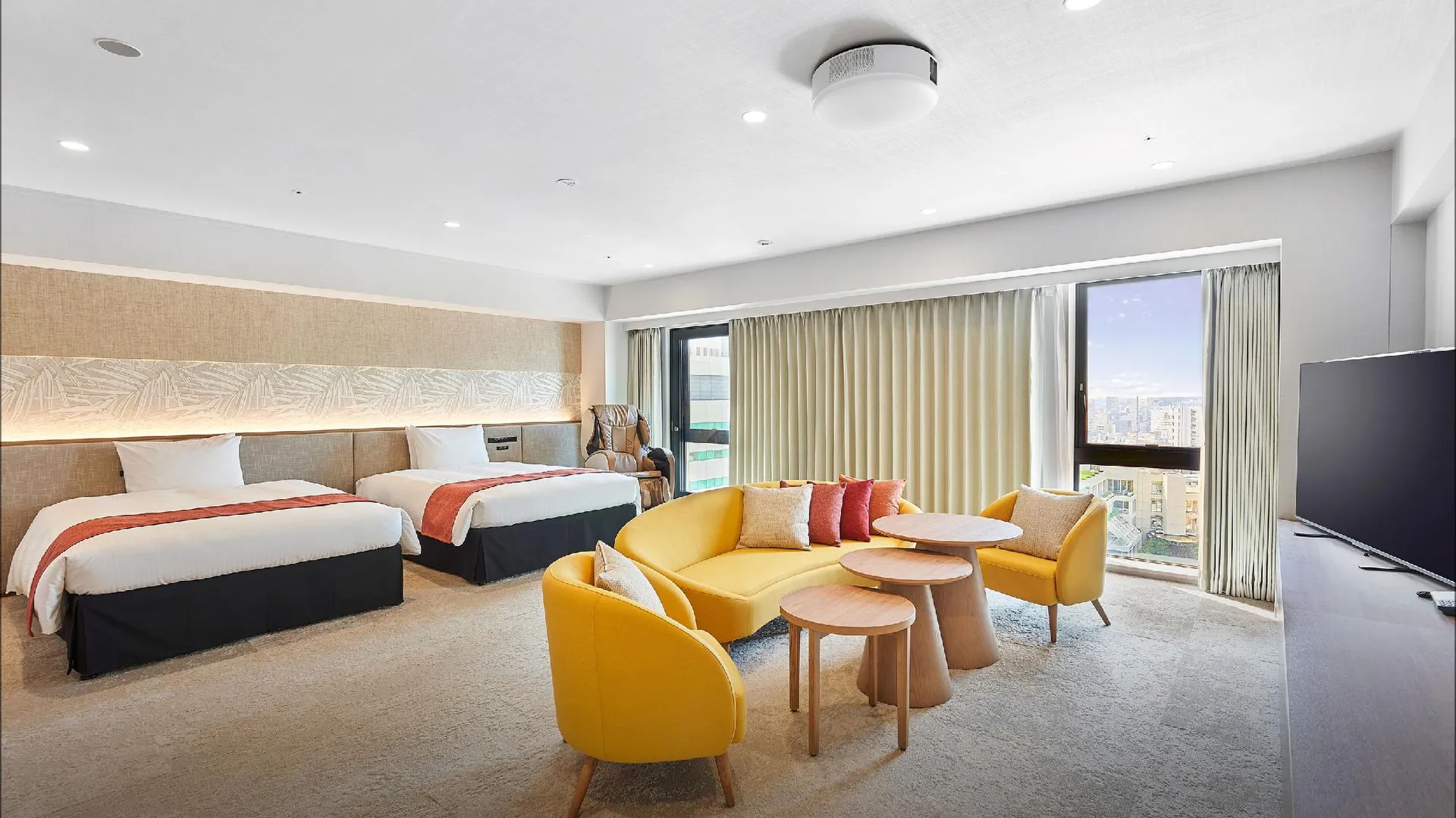 오키나와 본섬 다이와 로이넷 호텔 나하-오모로마치 프리미어 4성급 호텔 스위트룸