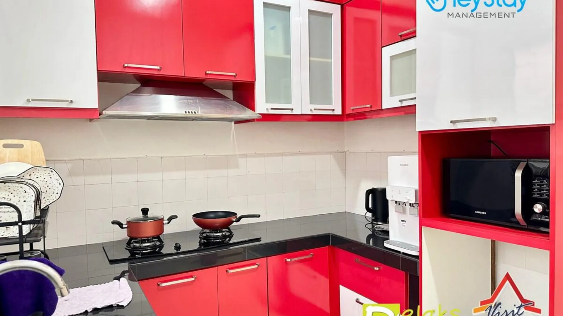 말라카 Klebang Villa 17Pax PrivateSwimmingPool TownArea by HeyStay Management 3성급 게스트하우스 객실