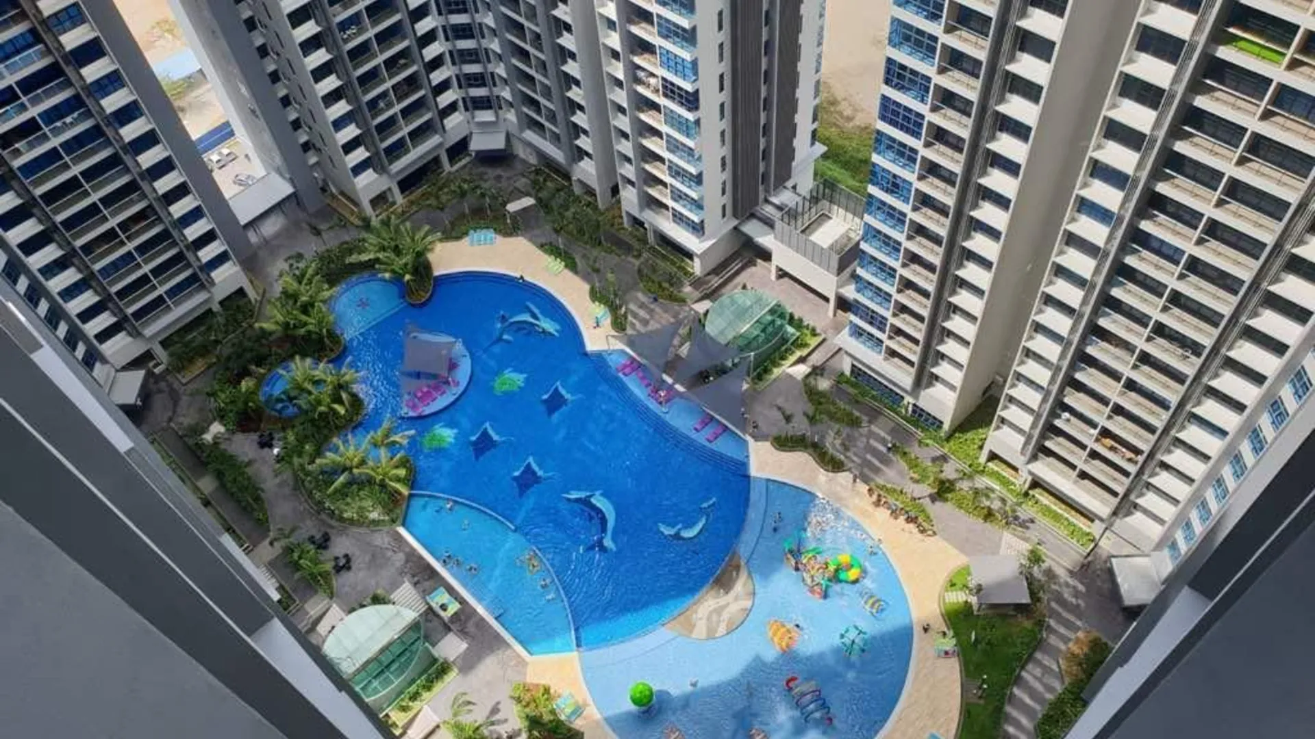 말라카 말라카 시내의 아파트먼트 (118m², 침실 3개, 프라이빗 욕실 2개) 4성급 싱글룸 수영장