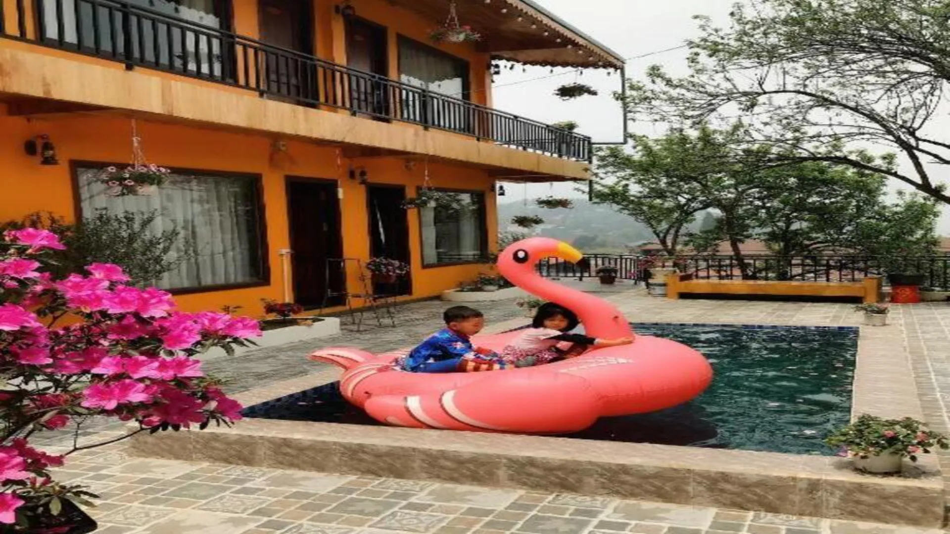 사파 앨리 하우스 사파 홈스테이 2성급 호텔 레스토랑