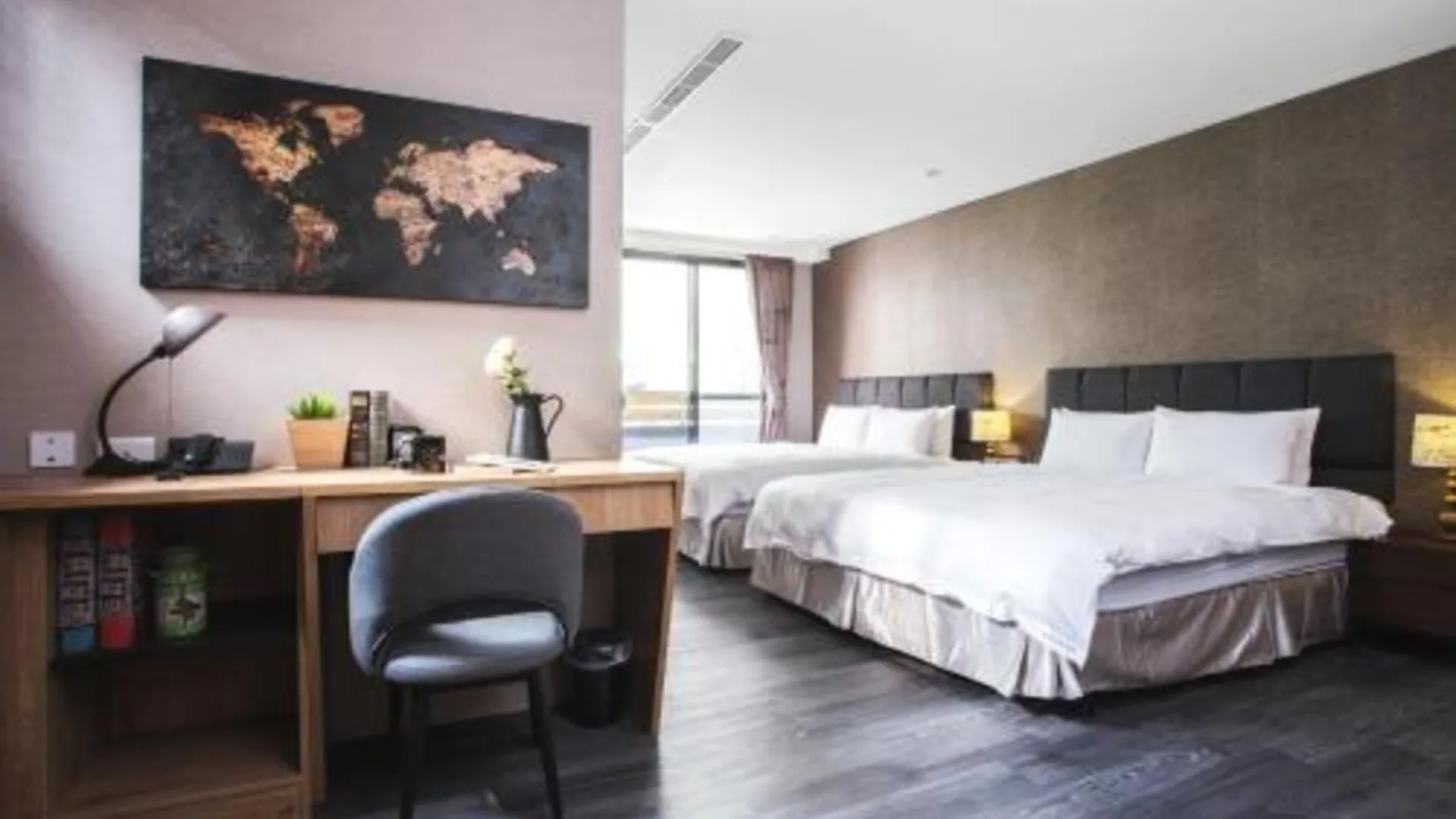 타이베이 로얄 로즈 호텔 솽청 홀 3성급 호텔 전망