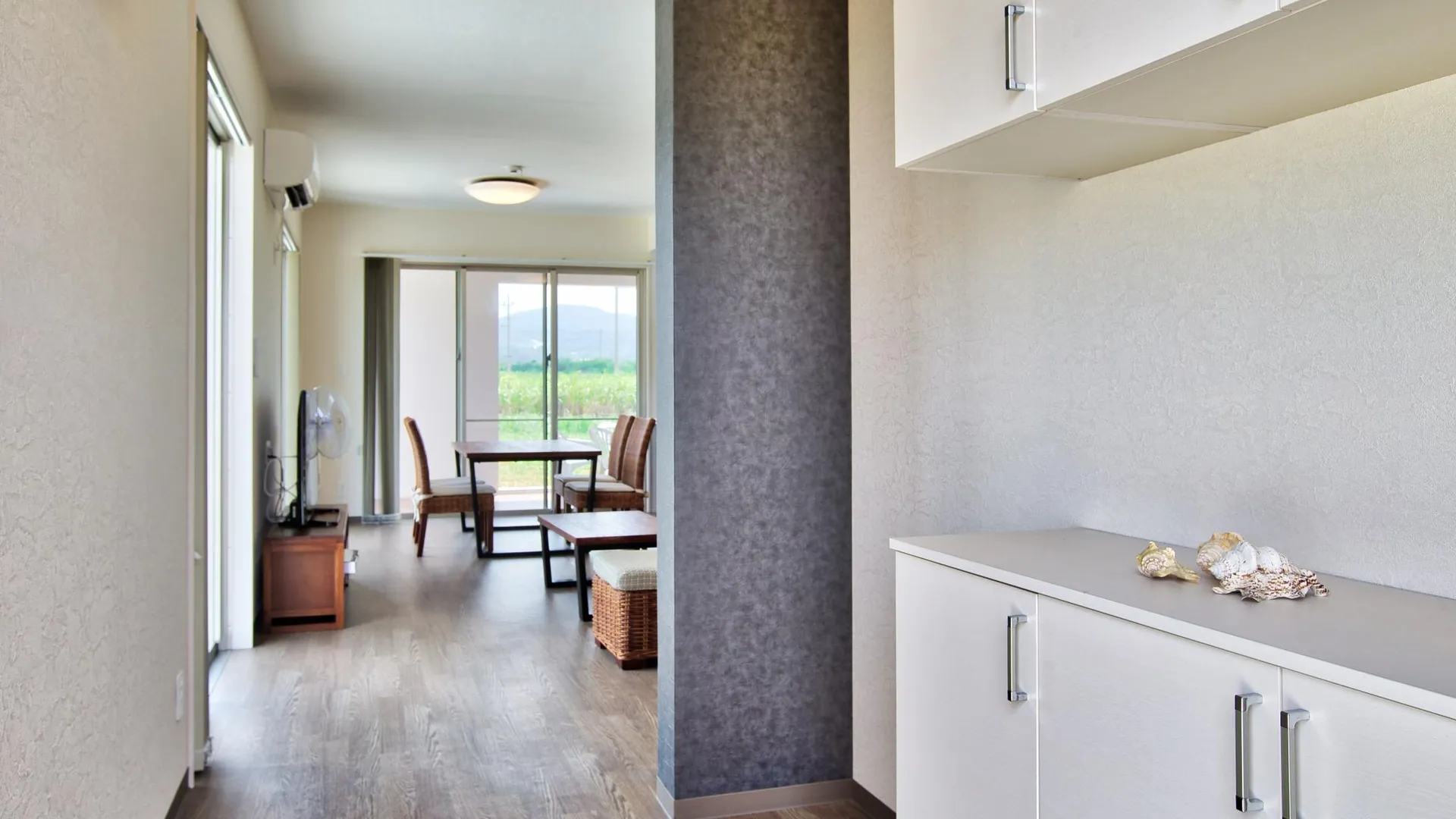 오키나와 본섬 코티지 씨윈드 나키진 1성급 호텔 로비