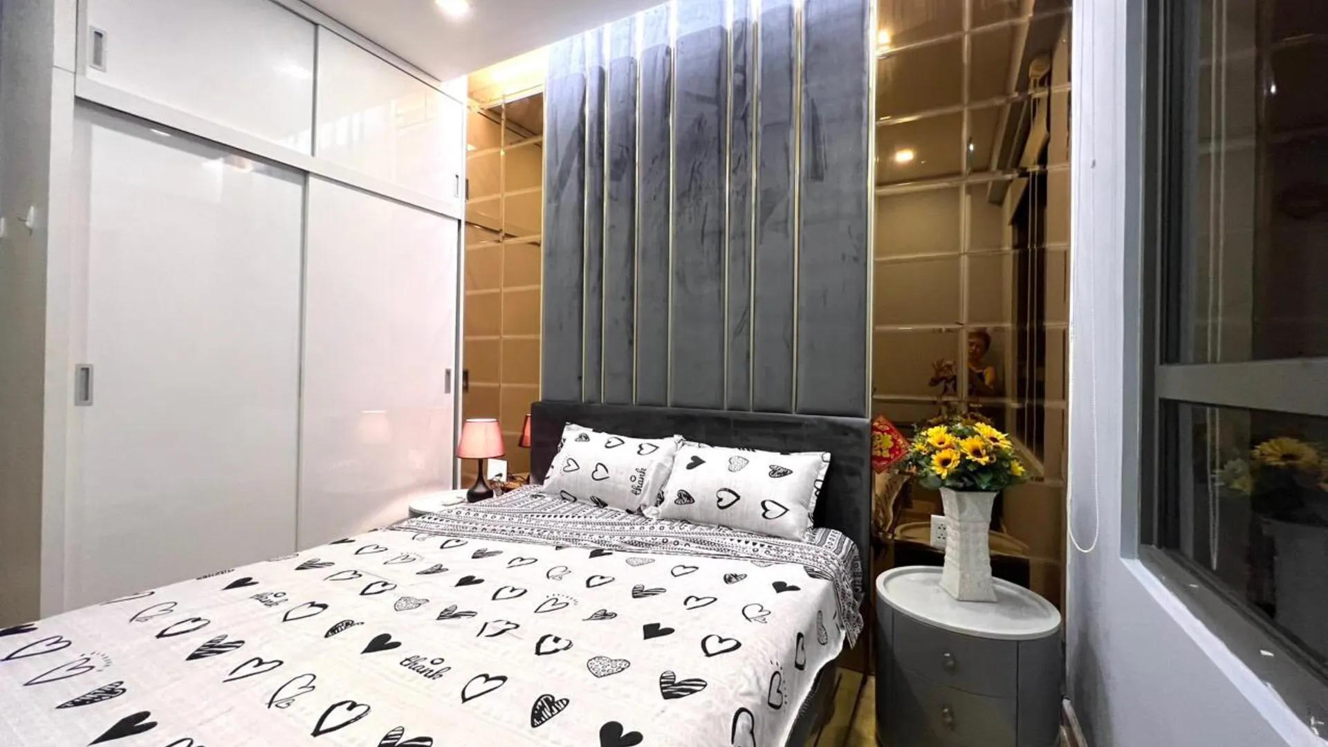 호치민 2군의 아파트먼트 (100m², 침실 1개, 프라이빗 욕실 1개) 4성급 싱글룸 객실