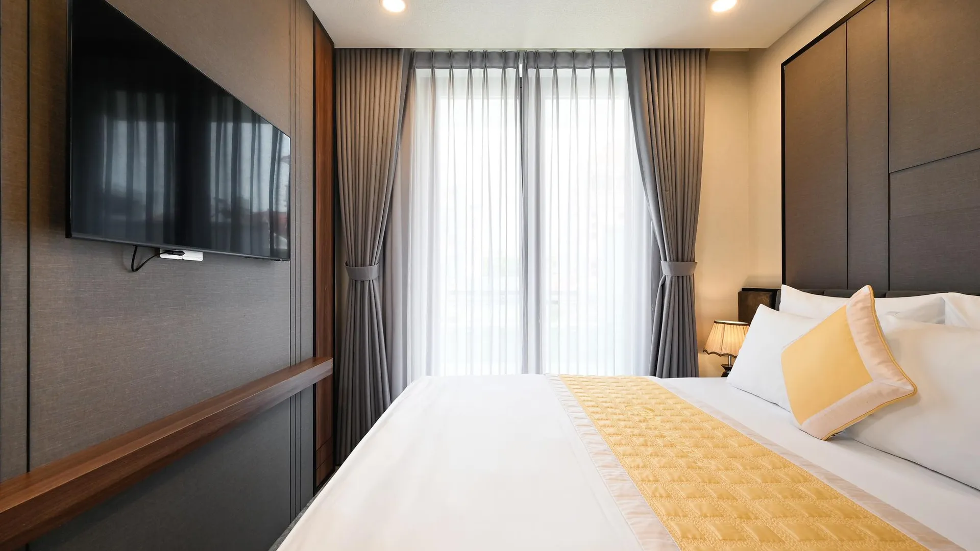 호치민 더 문 2 호텔 2성급 호텔 객실