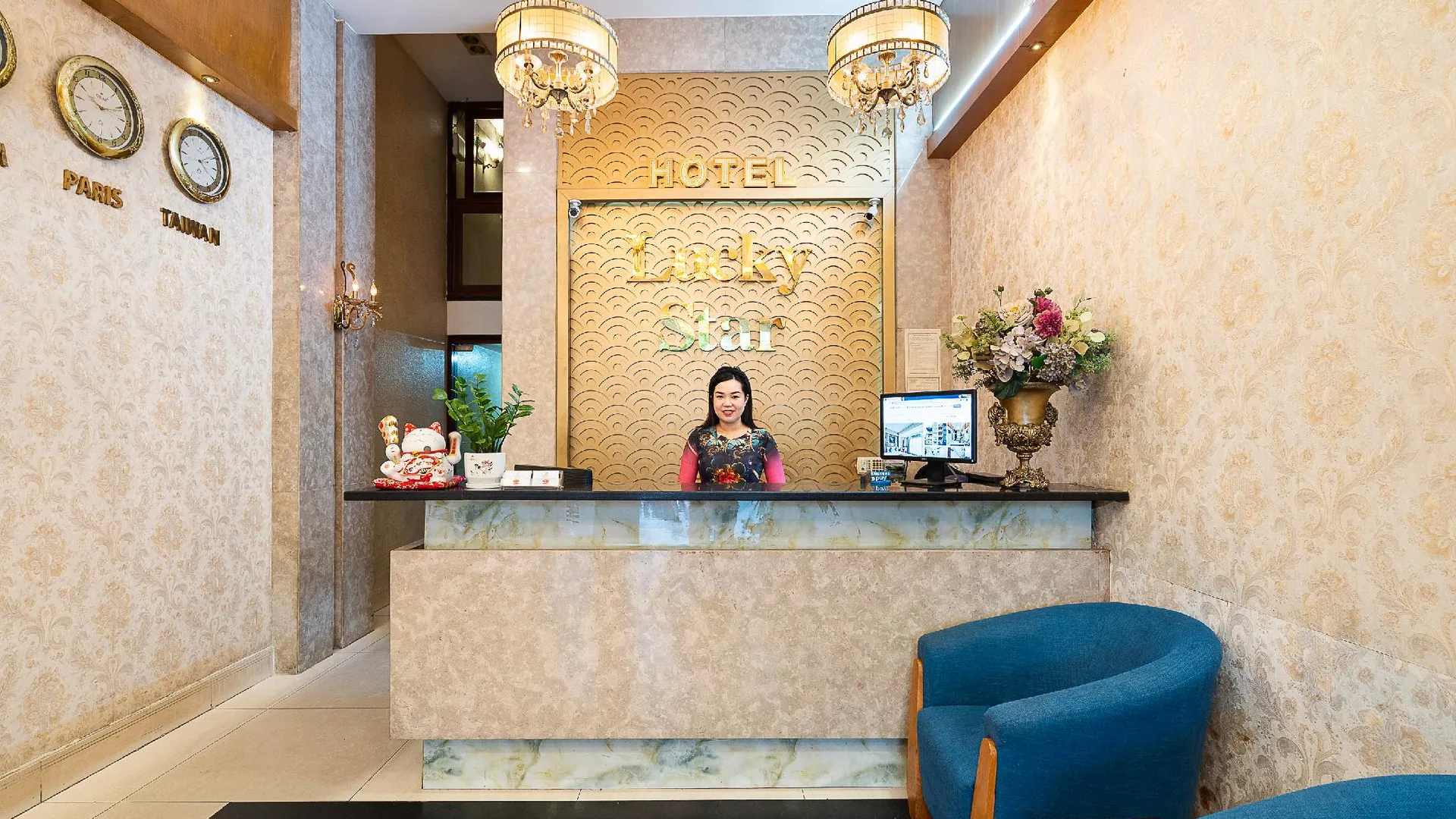 호치민 럭키 스타 호텔 146 응우옌 짜이 3성급 호텔 스위트룸