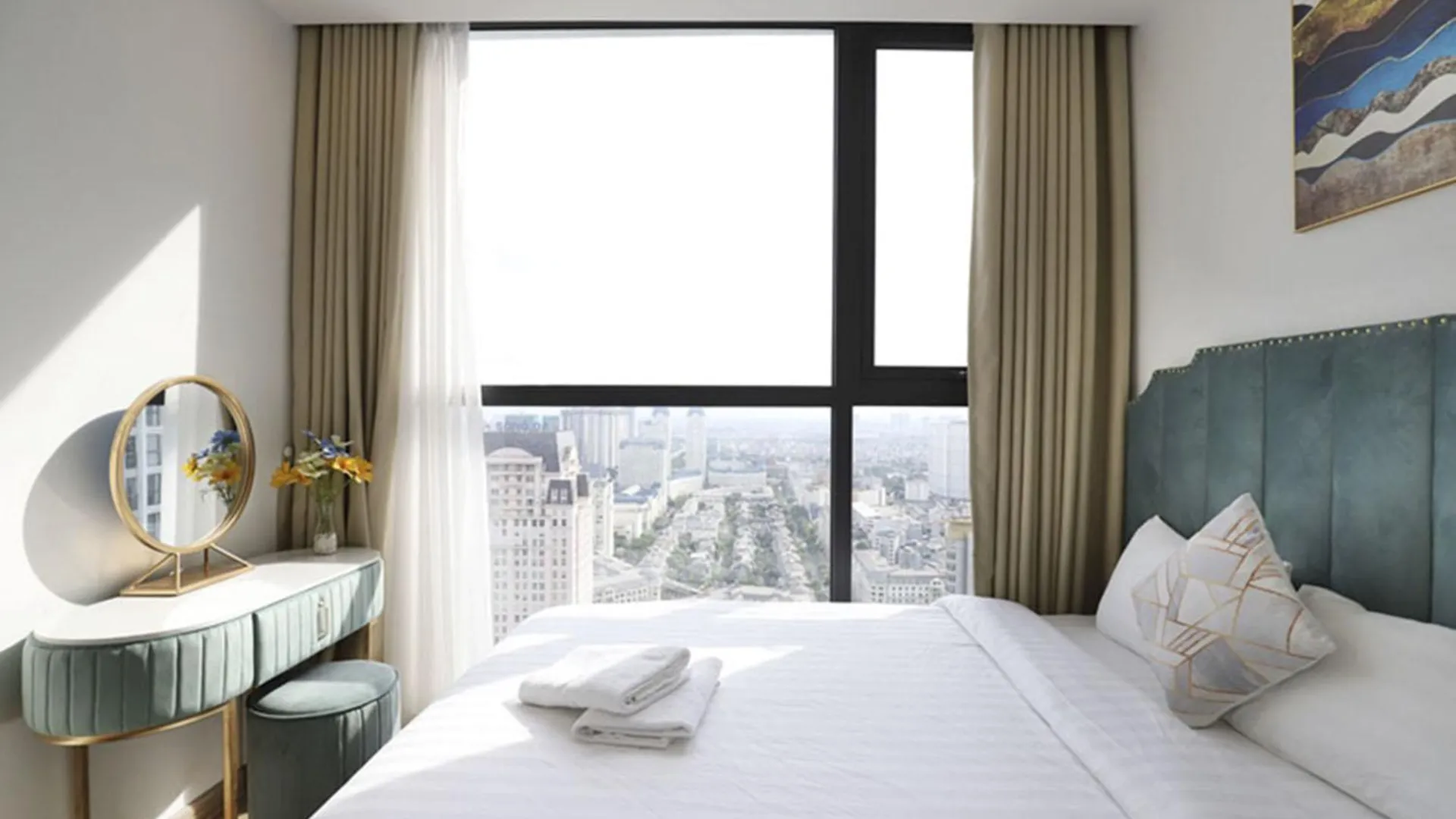 하노이 럭스하우징 빈홈즈 스카이레이크 5성급 호텔 스위트룸