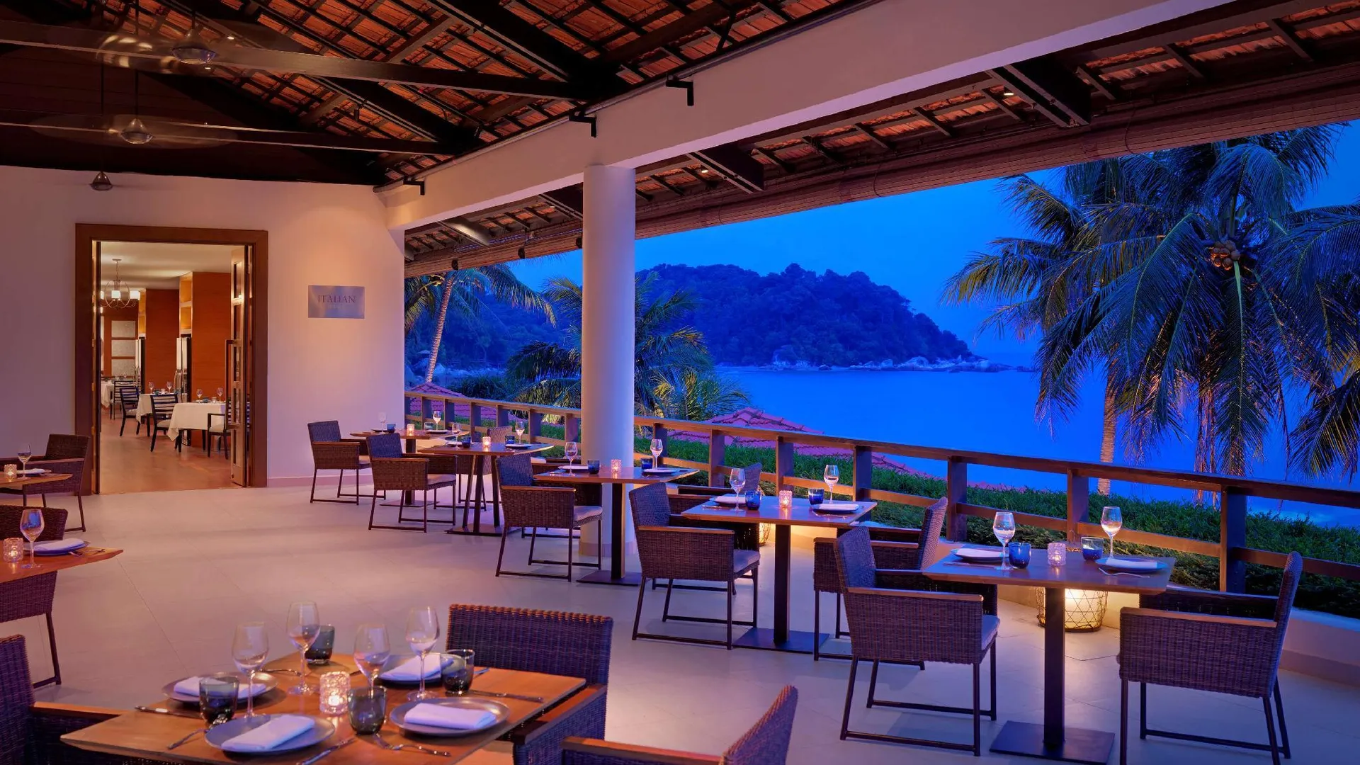 쿠안탄 하얏트 리젠시 쿠안탄 리조트 5성급 호텔 레스토랑