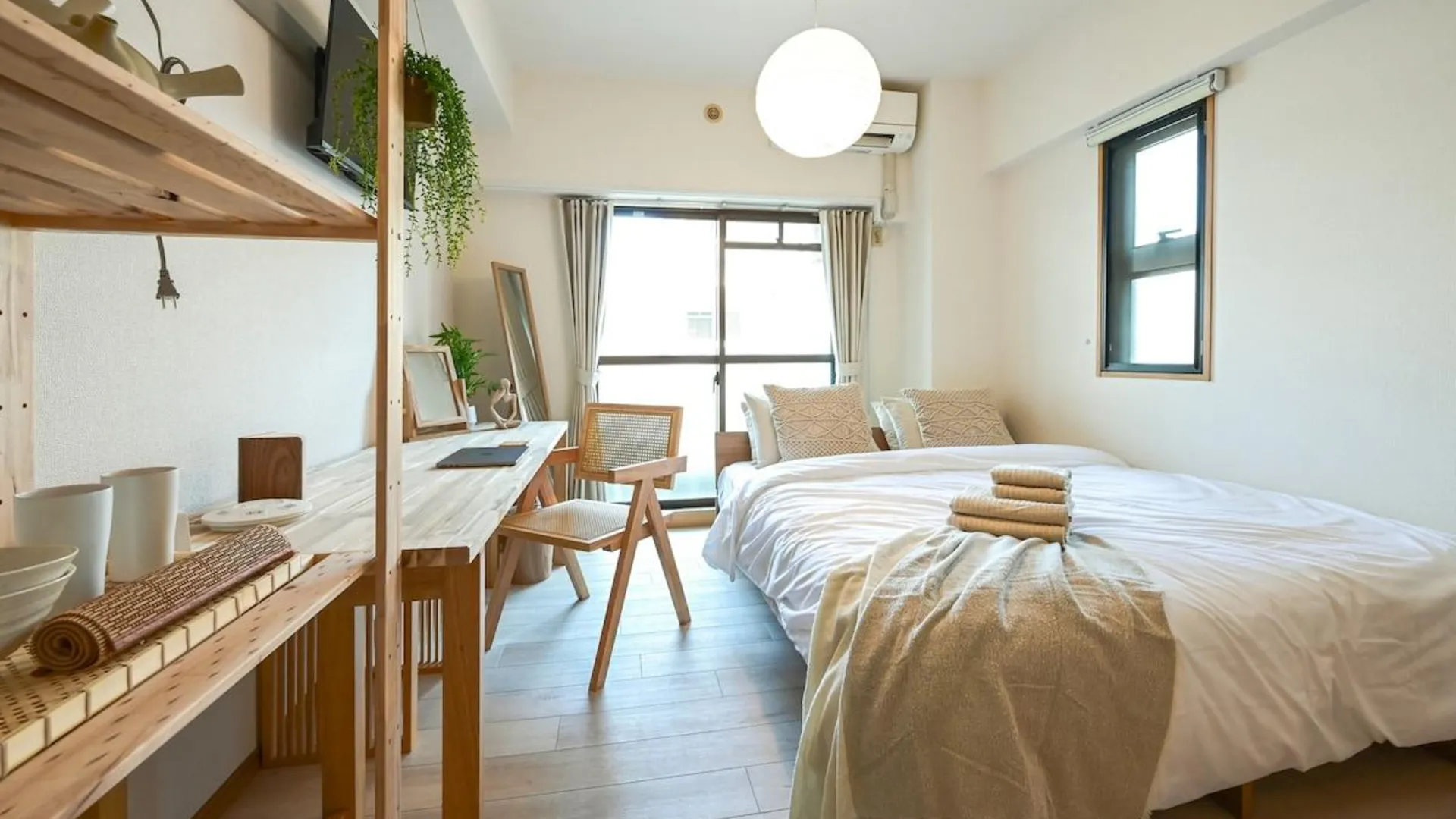 후쿠오카 New! Room 401 Japandi loft in Prime Location 3성급 게스트하우스 스위트룸
